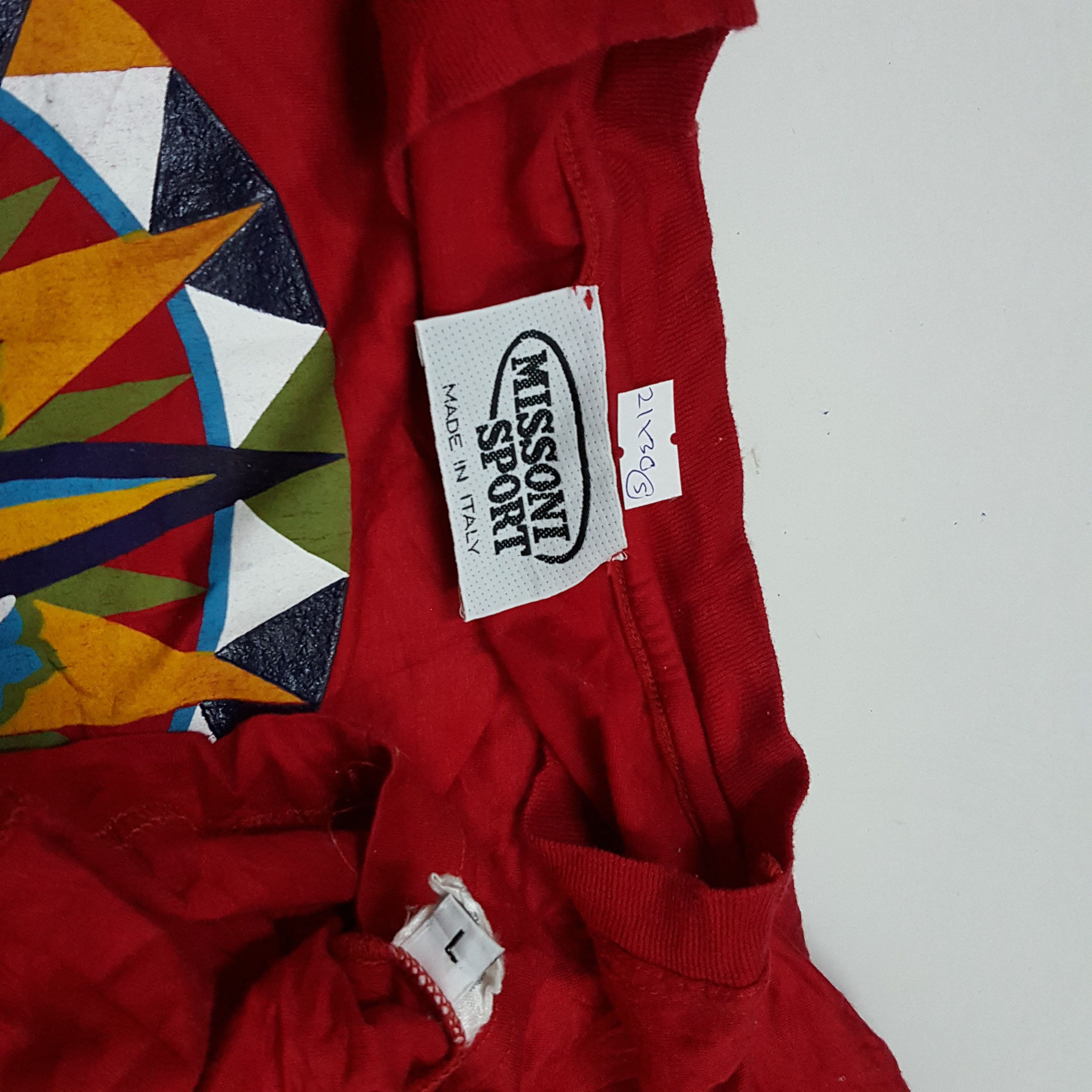 Missoni × Vintage Vintage MOSONNI SPORT nice design t-shirt made in italy Size US M / EU 48-50 / 2 - 4 Thumbnail