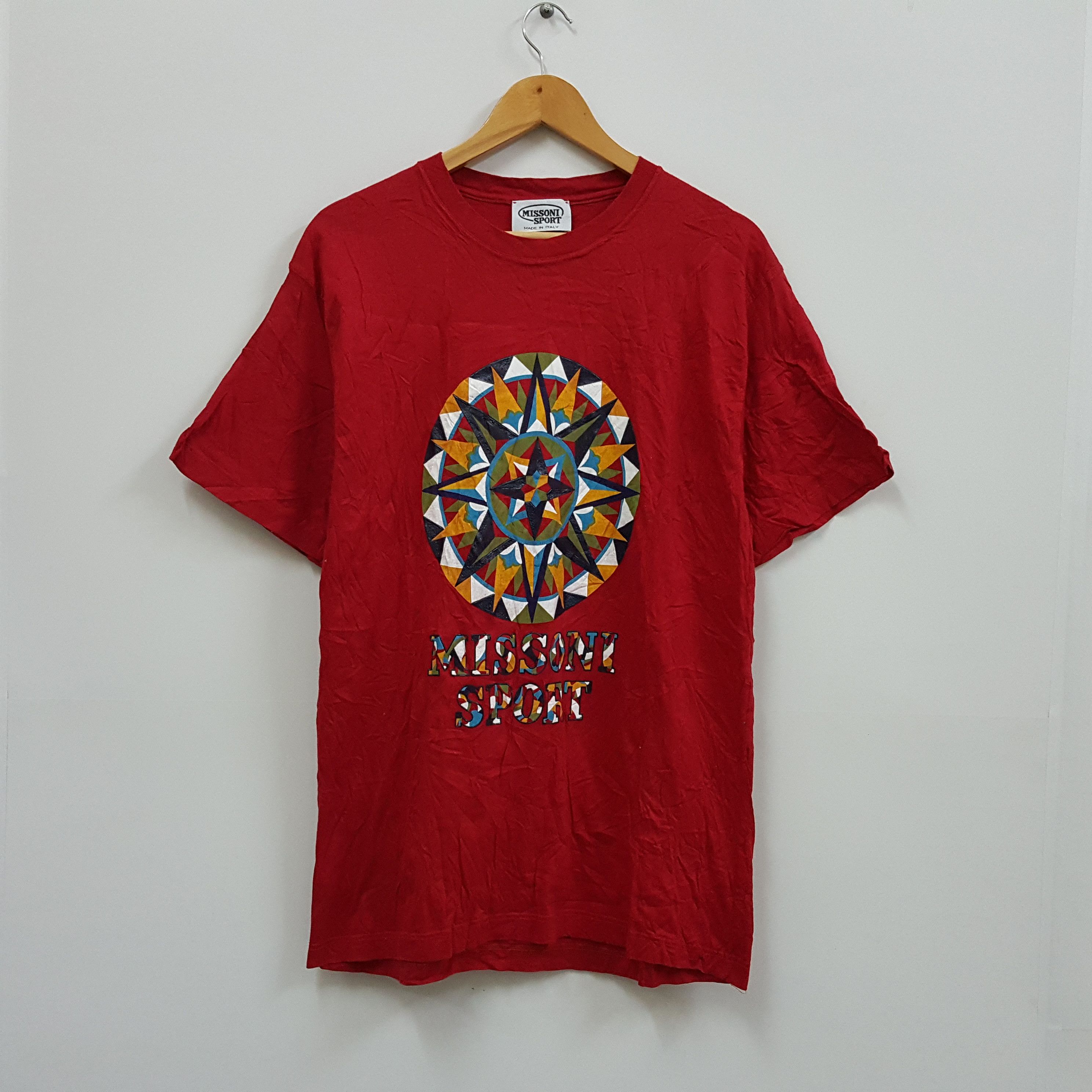 Missoni × Vintage Vintage MOSONNI SPORT nice design t-shirt made in italy Size US M / EU 48-50 / 2 - 1 Thumbnail