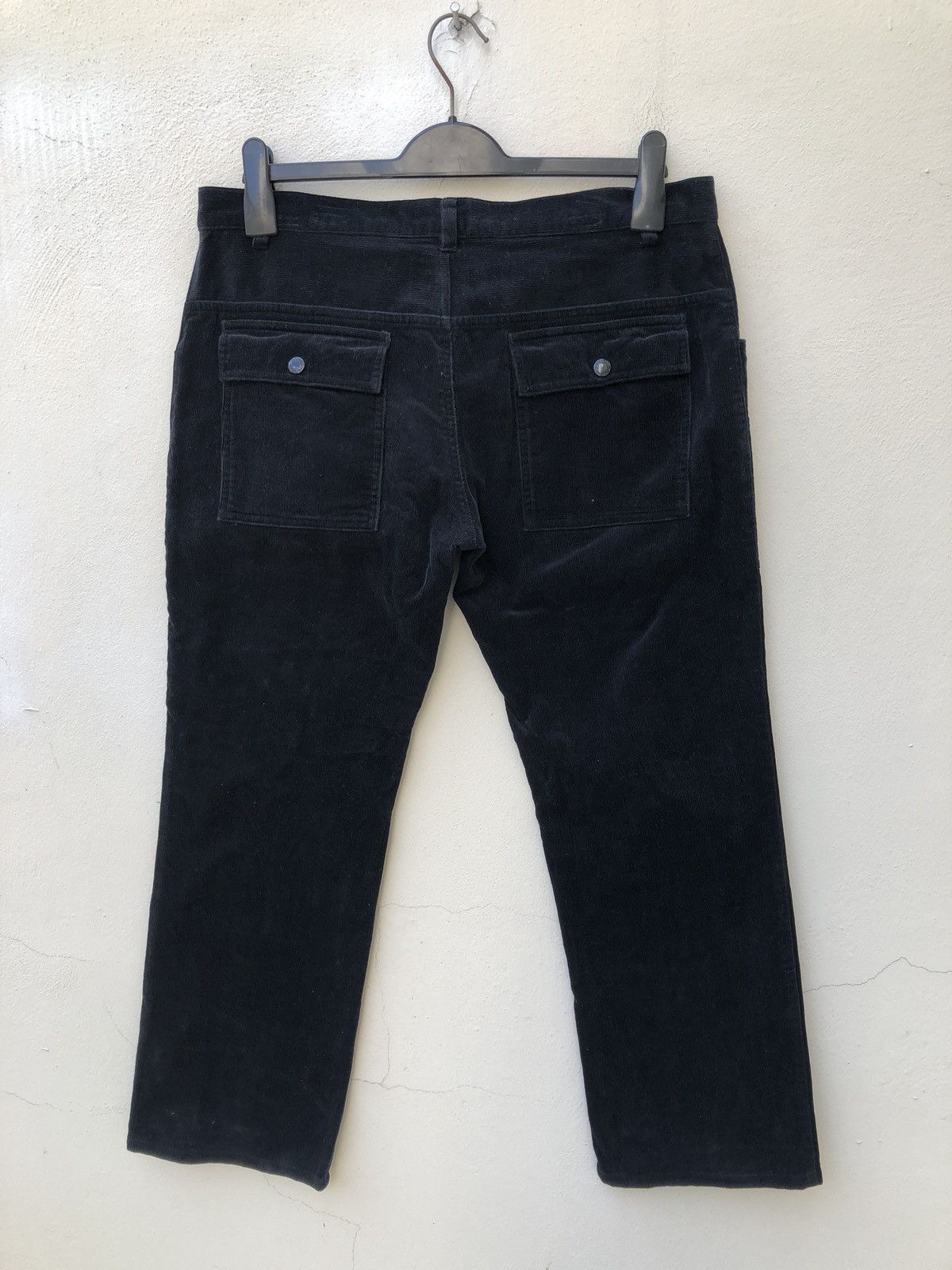 Burberry Burberry Black Cropped Corduroy Bush Pant Size US 31 - 5 Thumbnail