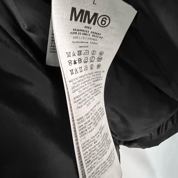 Maison Margiela Maison Margiela MM6 Down Jacket Faux-Leather Black Women’s L Size L / US 10 / IT 46 - 8 Thumbnail