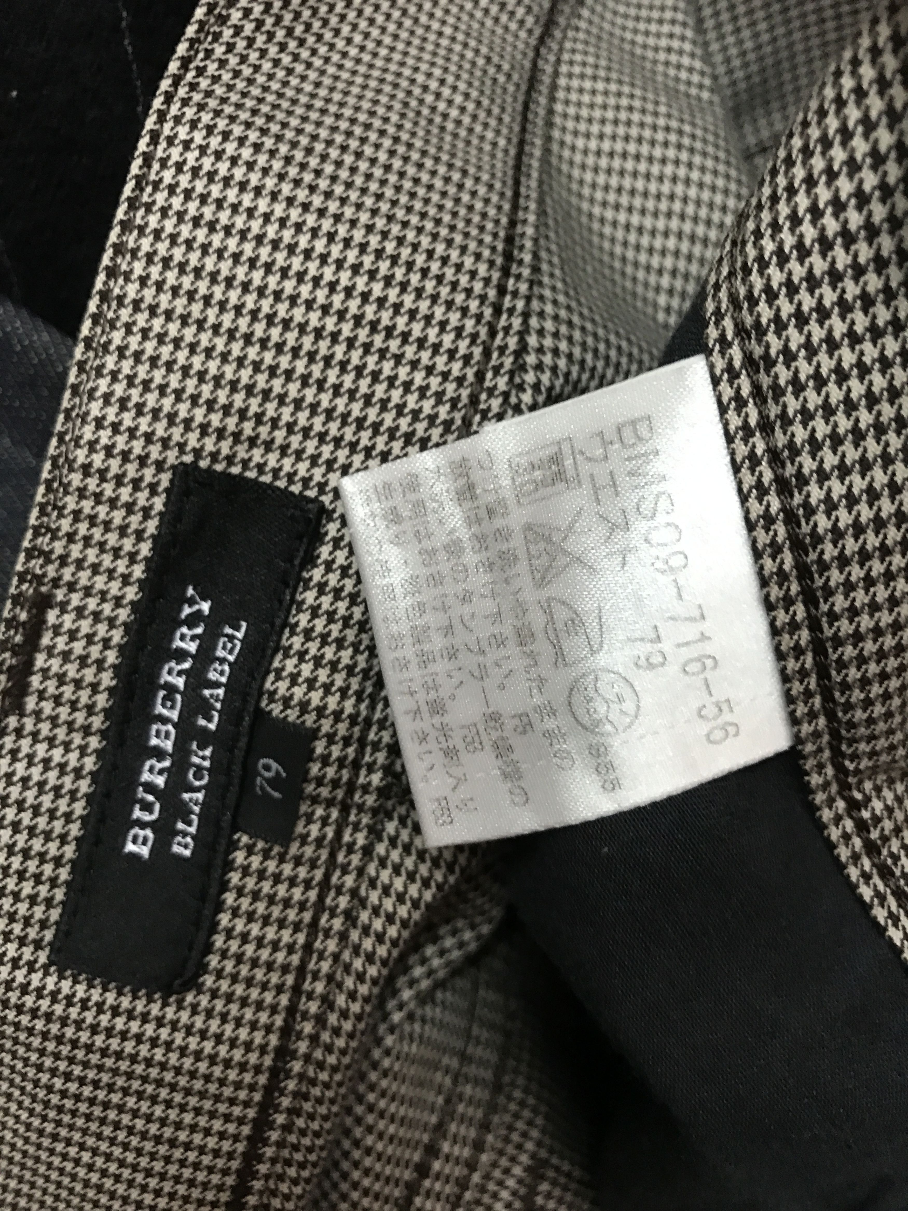 Burberry Burberry Black Label Houndstooth Checkered Stretchable Pant Size US 32 / EU 48 - 12 Thumbnail