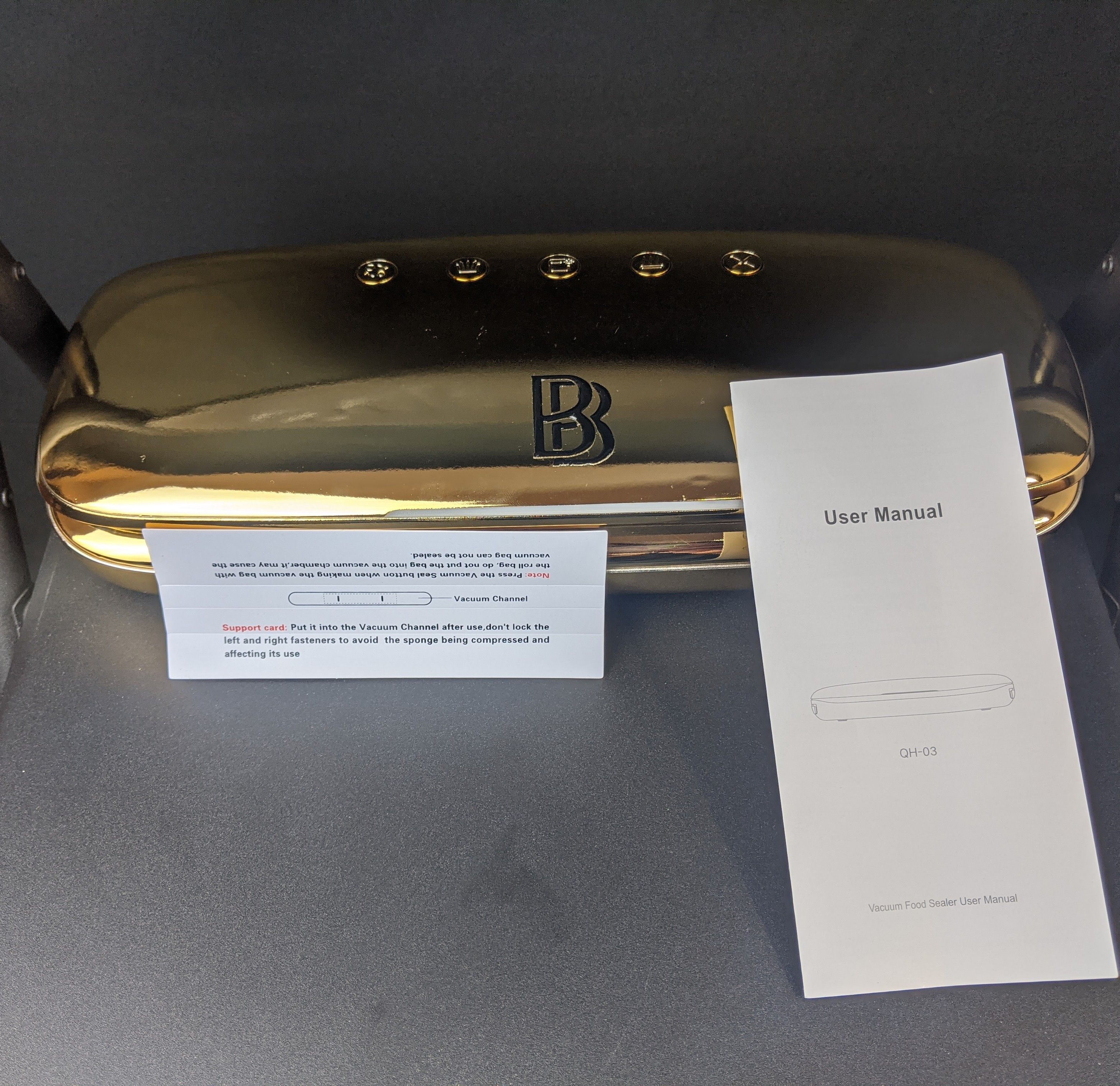 Ben Baller Ben Baller Vacuum Sealer 2.0 Gold Edition Sold Out BBDTC DS Size ONE SIZE - 6 Thumbnail