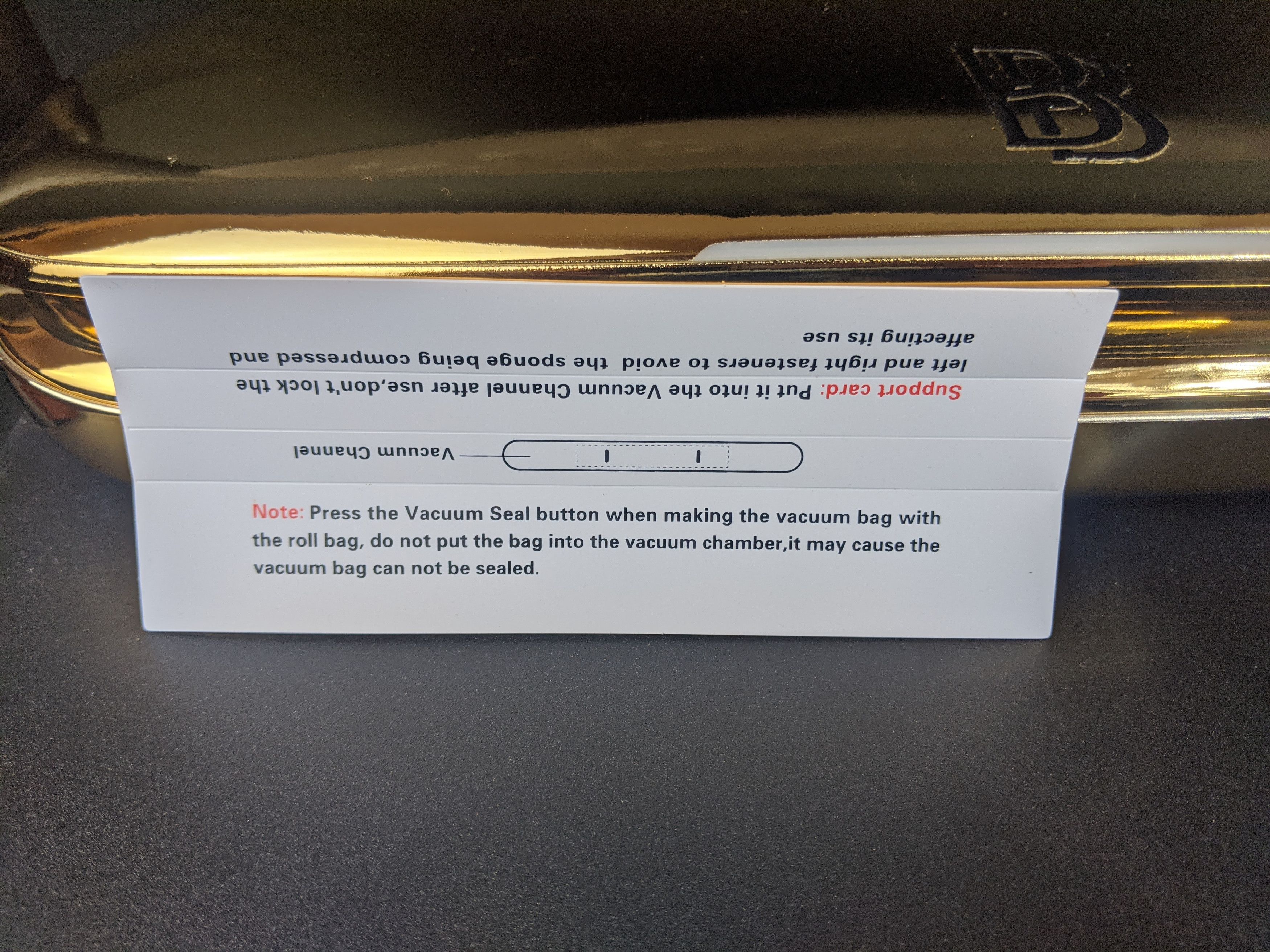 Ben Baller Ben Baller Vacuum Sealer 2.0 Gold Edition Sold Out BBDTC DS Size ONE SIZE - 9 Thumbnail