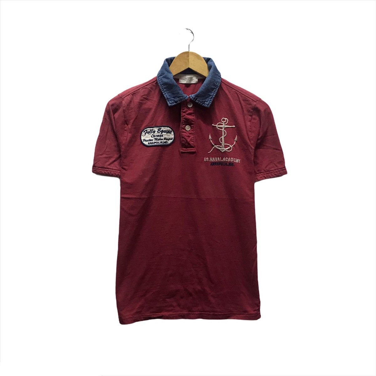 Naval Clothing Factory × Vintage Vintage The United States Naval Academy Polos Shirt Size US M / EU 48-50 / 2 - 1 Thumbnail
