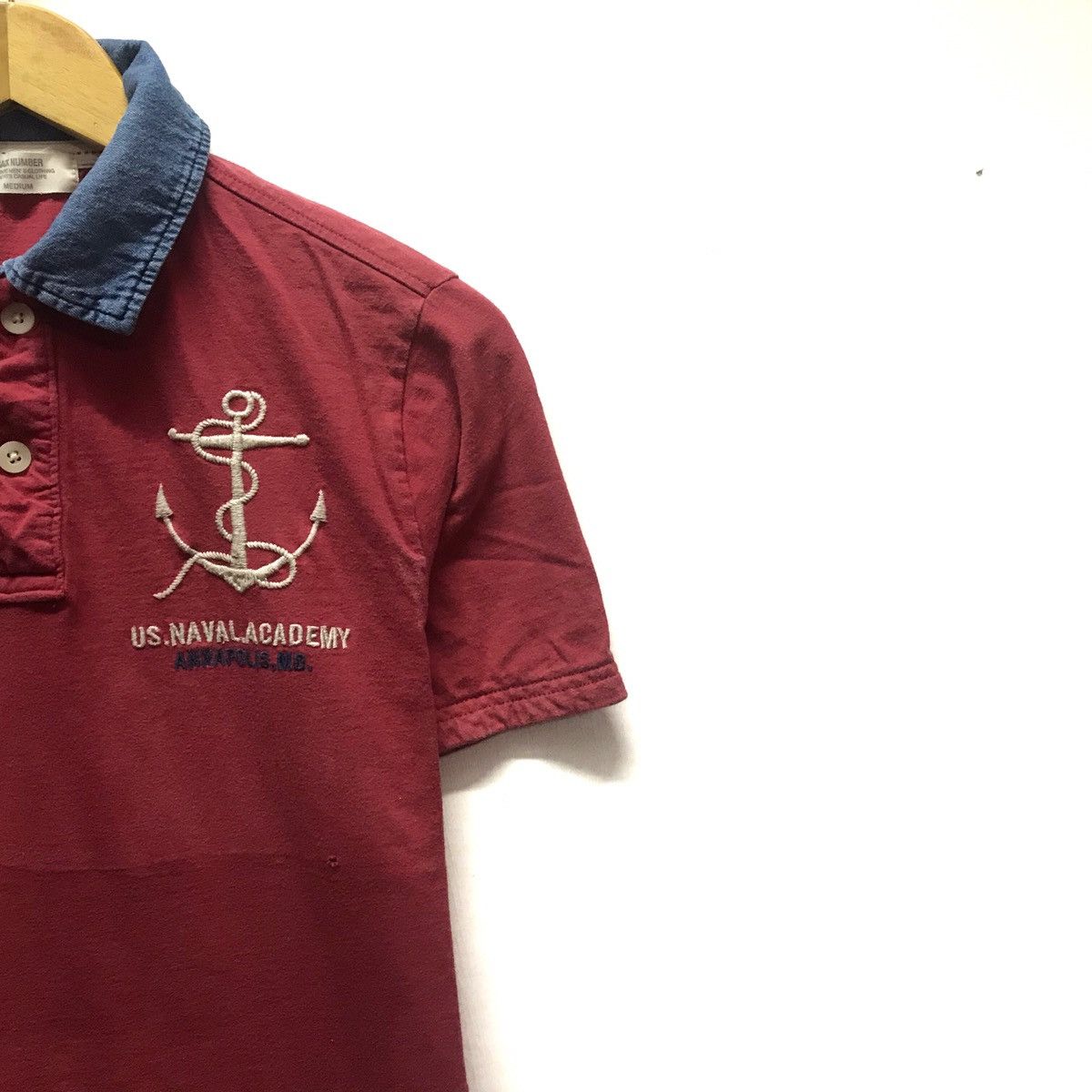 Naval Clothing Factory × Vintage Vintage The United States Naval Academy Polos Shirt Size US M / EU 48-50 / 2 - 6 Thumbnail