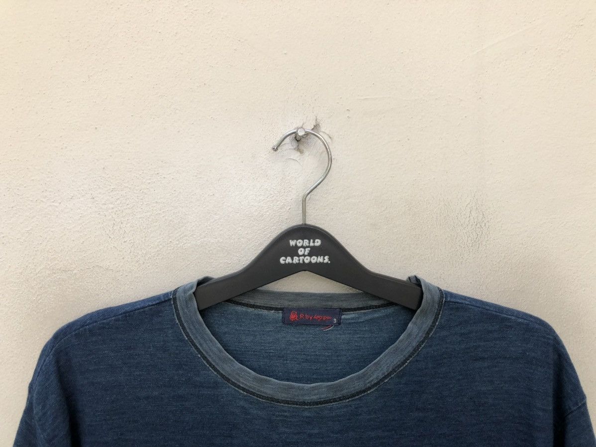 45rpm Vintage 45rpm Ageing Faded Indigo Blue Map t shirt Size US L / EU 52-54 / 3 - 2 Thumbnail