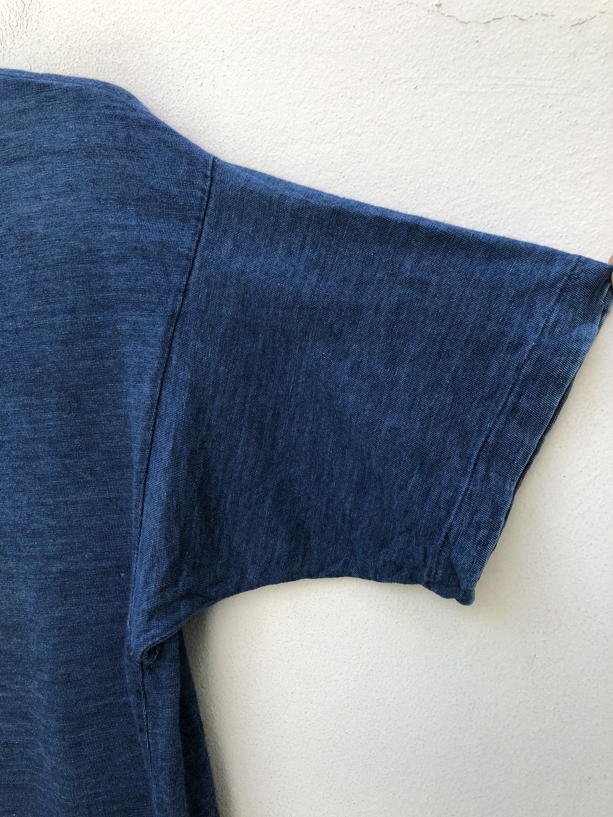 45rpm Vintage 45rpm Ageing Faded Indigo Blue Map t shirt Size US L / EU 52-54 / 3 - 3 Thumbnail