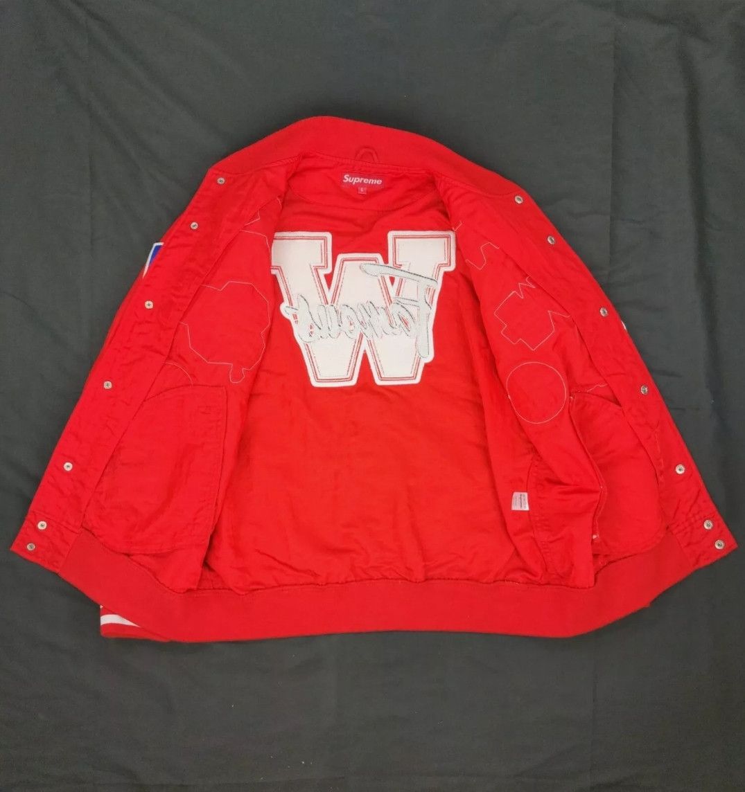 NCAA Supreme 07 NCAA Varsity Jacket RARE Franchise Patches NBA Size US L / EU 52-54 / 3 - 3 Thumbnail