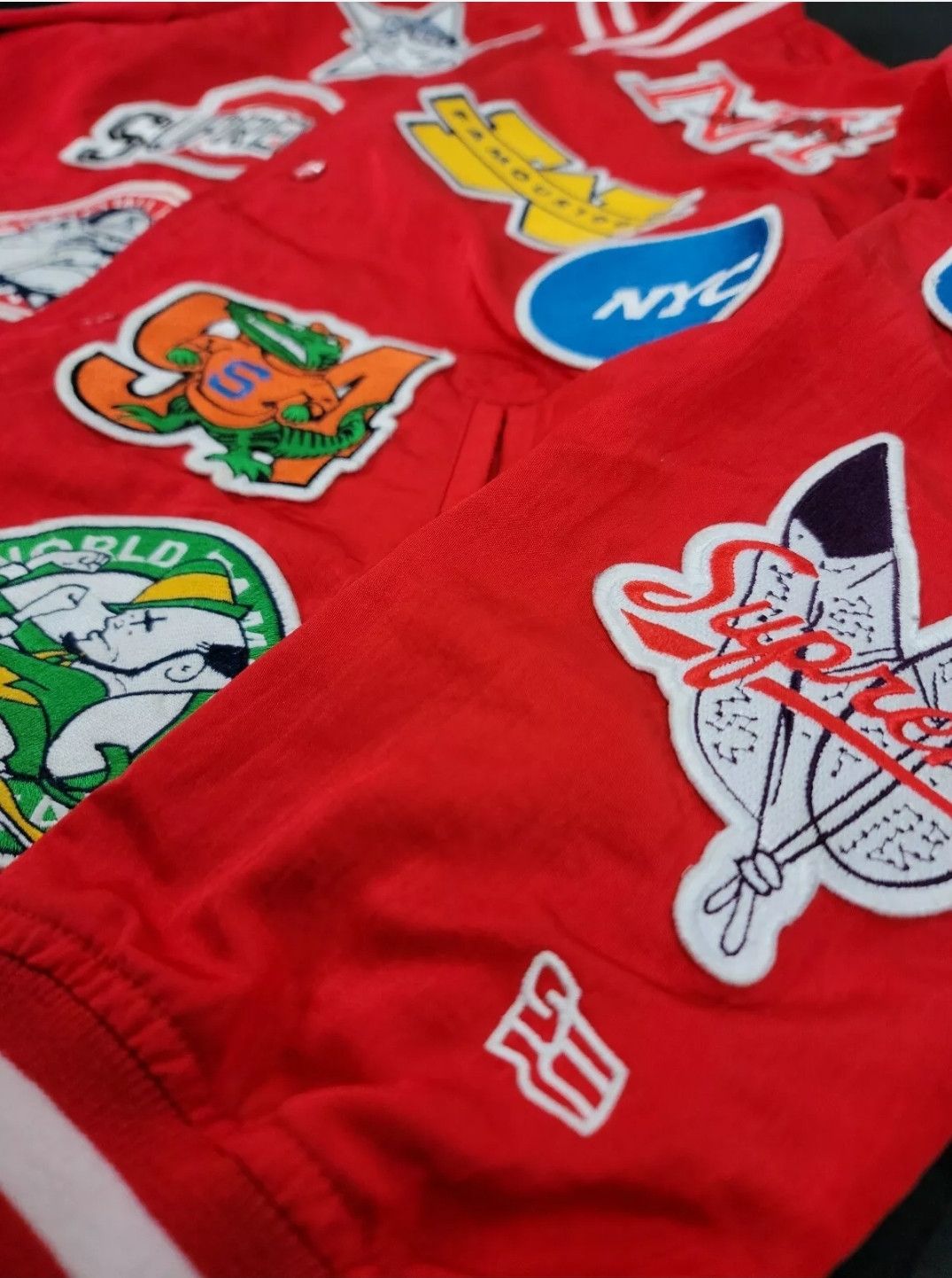 NCAA Supreme 07 NCAA Varsity Jacket RARE Franchise Patches NBA Size US L / EU 52-54 / 3 - 2 Thumbnail