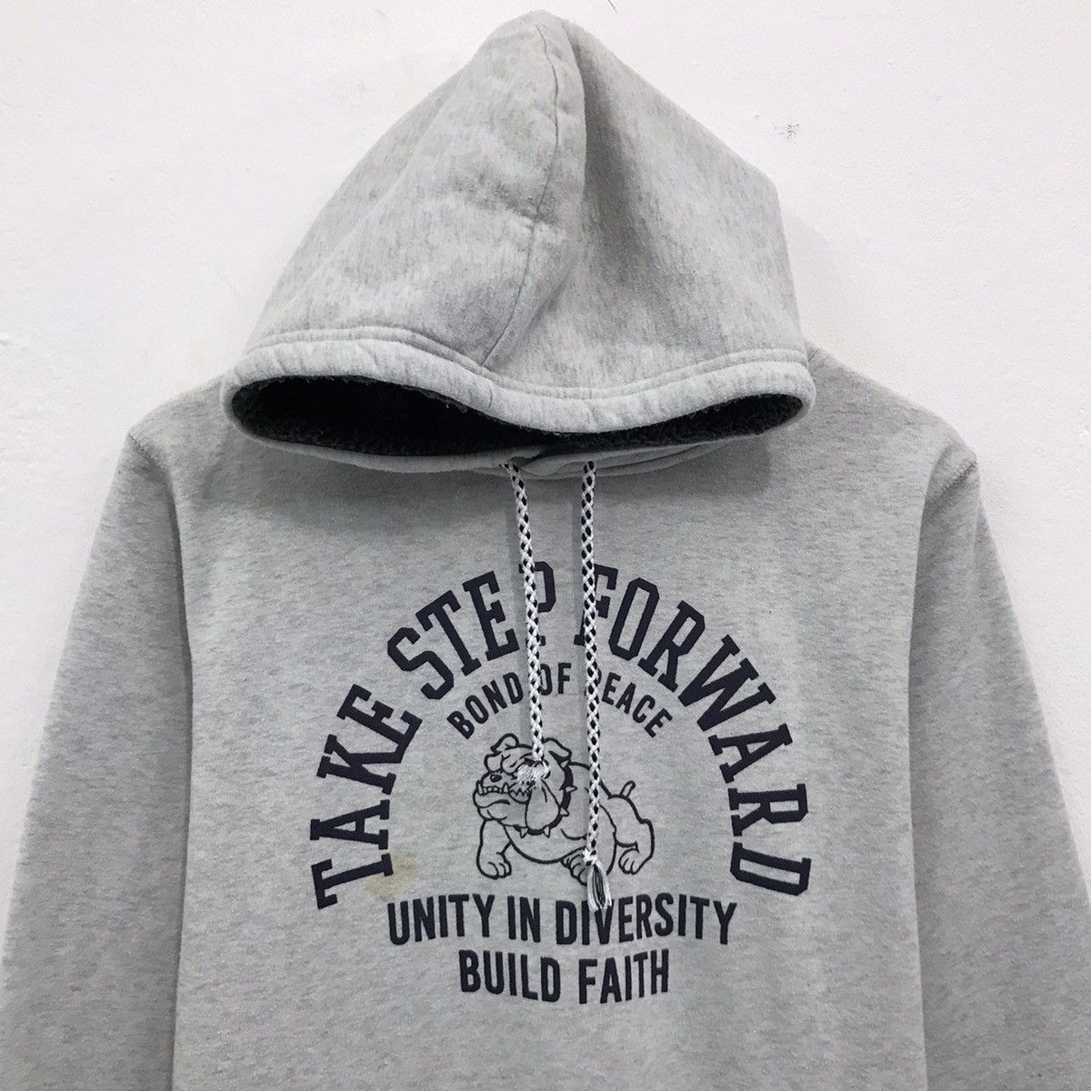 Japanese Brand × Vintage Vintage Bulldog Hoodie Sweatshirt Mighty Dog Size US M / EU 48-50 / 2 - 2 Thumbnail
