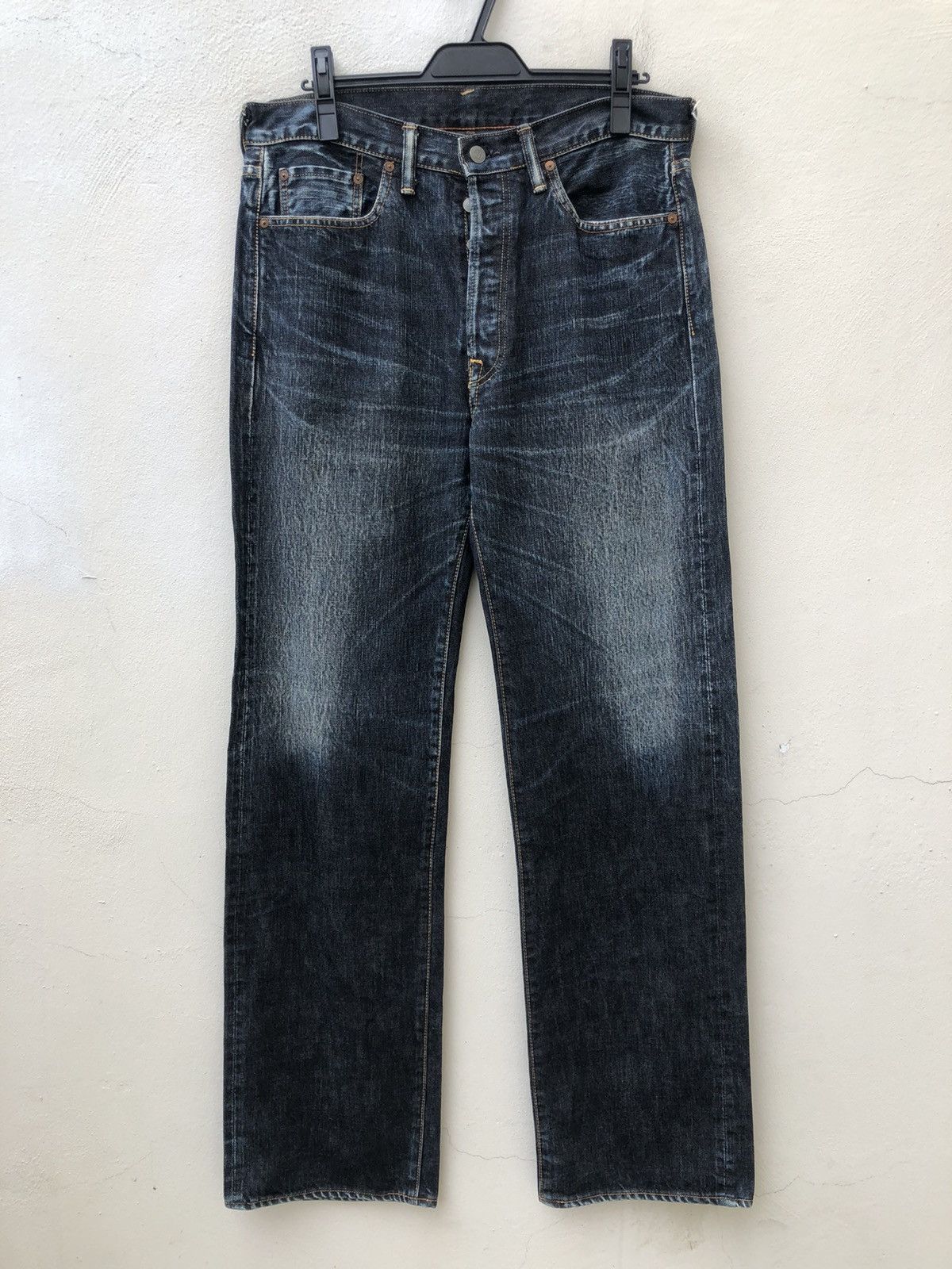 image of 45Rpm Made In Japan Baggy Selvedge Denim Jeans, Men's (Size 33)