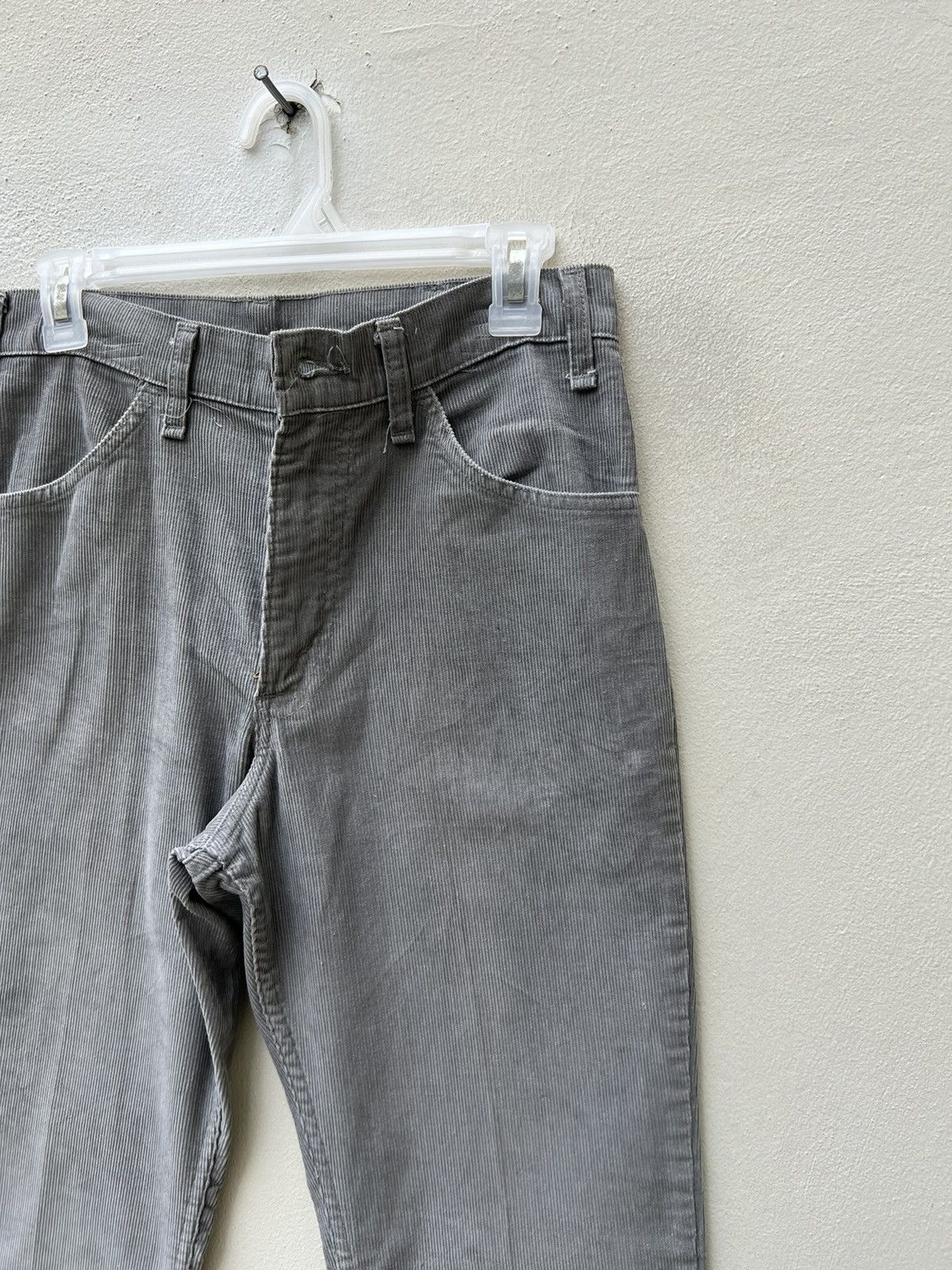 Levi's 70s 80s Levi’s 646 Fade Grey Corduroy Flare Jeans Size US 30 / EU 46 - 10 Thumbnail