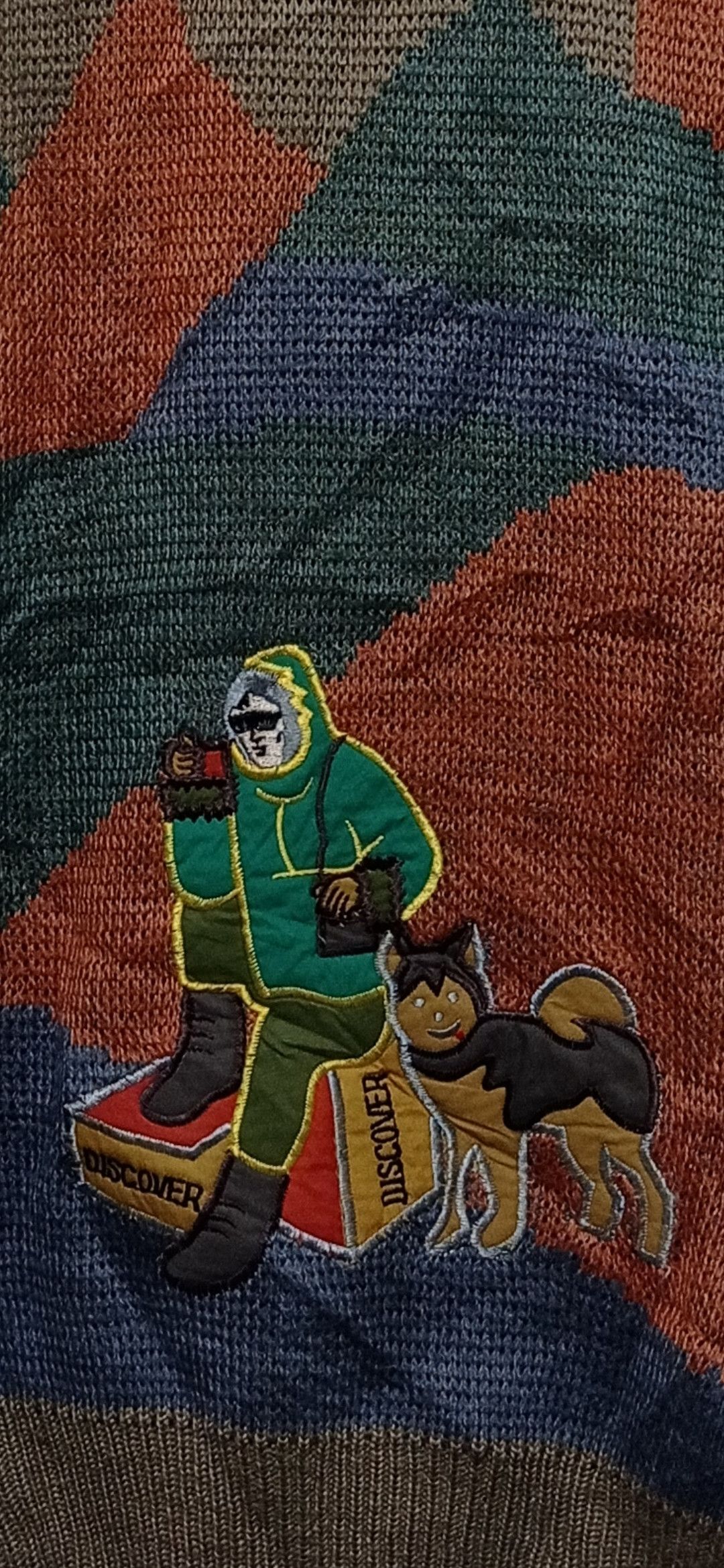 Japanese Brand × Other Japanese Brand Knitwear Cordoba Men with a dog at mountain Size US L / EU 52-54 / 3 - 7 Thumbnail