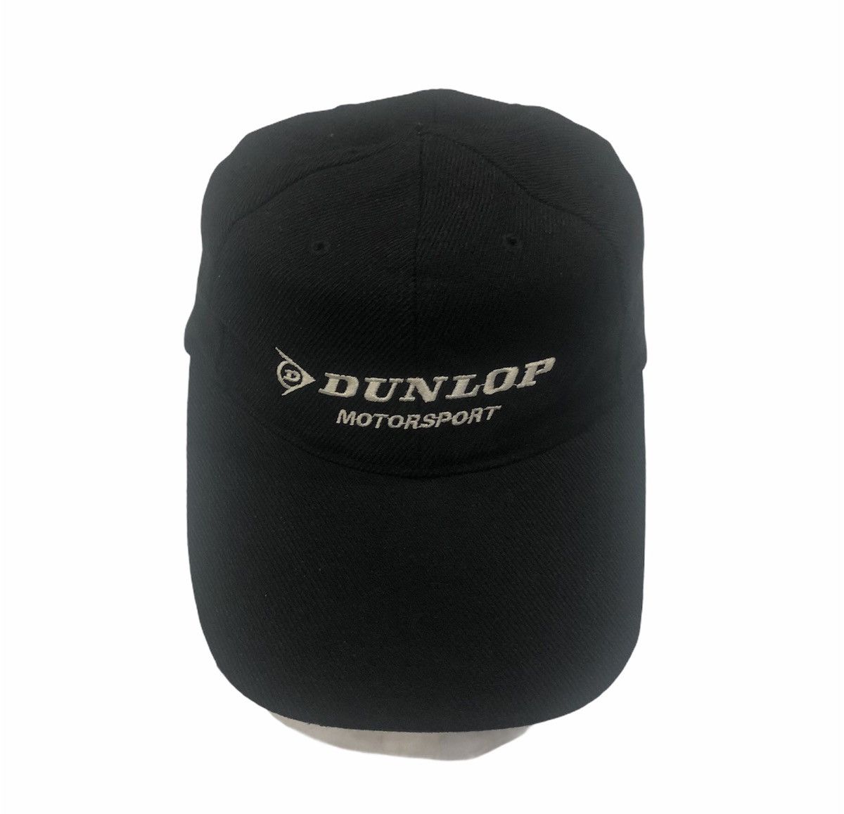image of Vintage Dunlop Motorsports Racing Hat Cap in Black, Men's