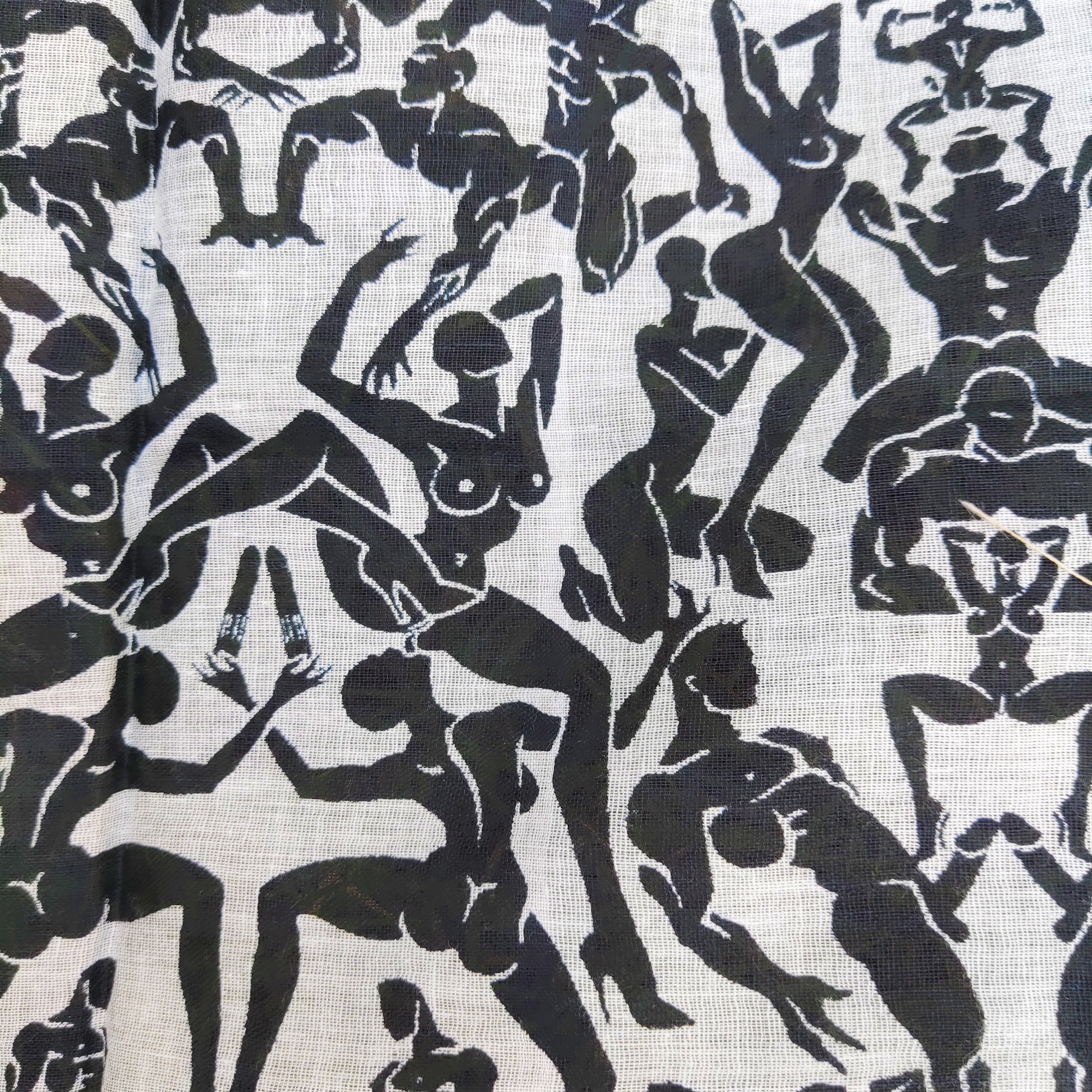 Jean Paul Gaultier Jean Paul Gaultier Porn Erotic Sex LGBTQ Scarf Top Shirt Size M / US 6-8 / IT 42-44 - 2 Thumbnail