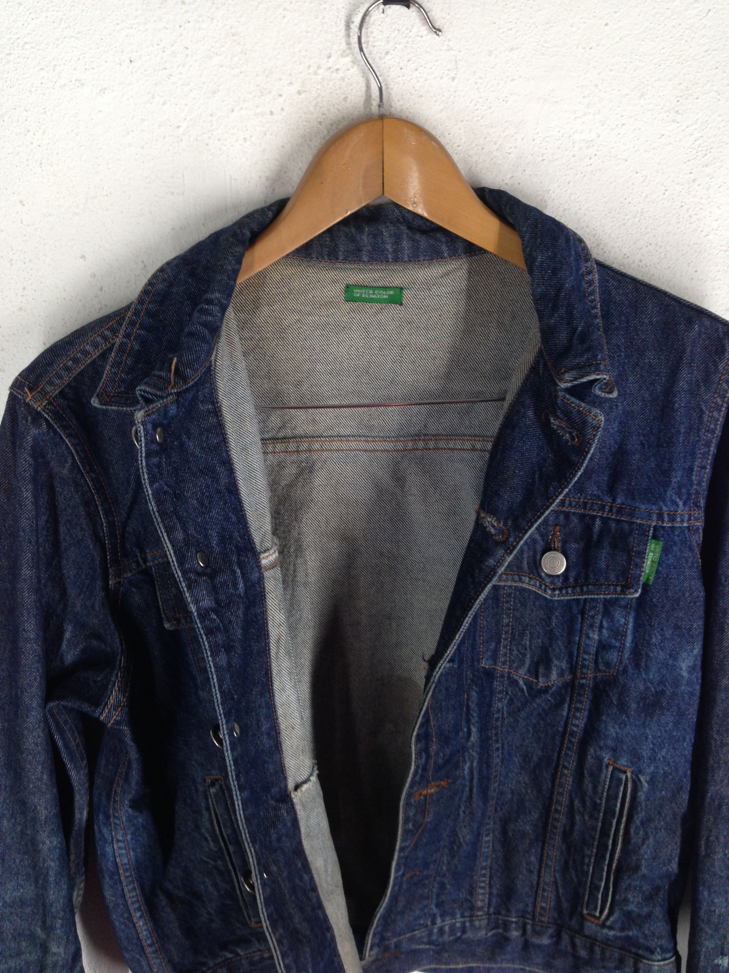 United Colors Of Benetton United Colors Of Benetton Denim Jackets cw21 Size US M / EU 48-50 / 2 - 8 Thumbnail