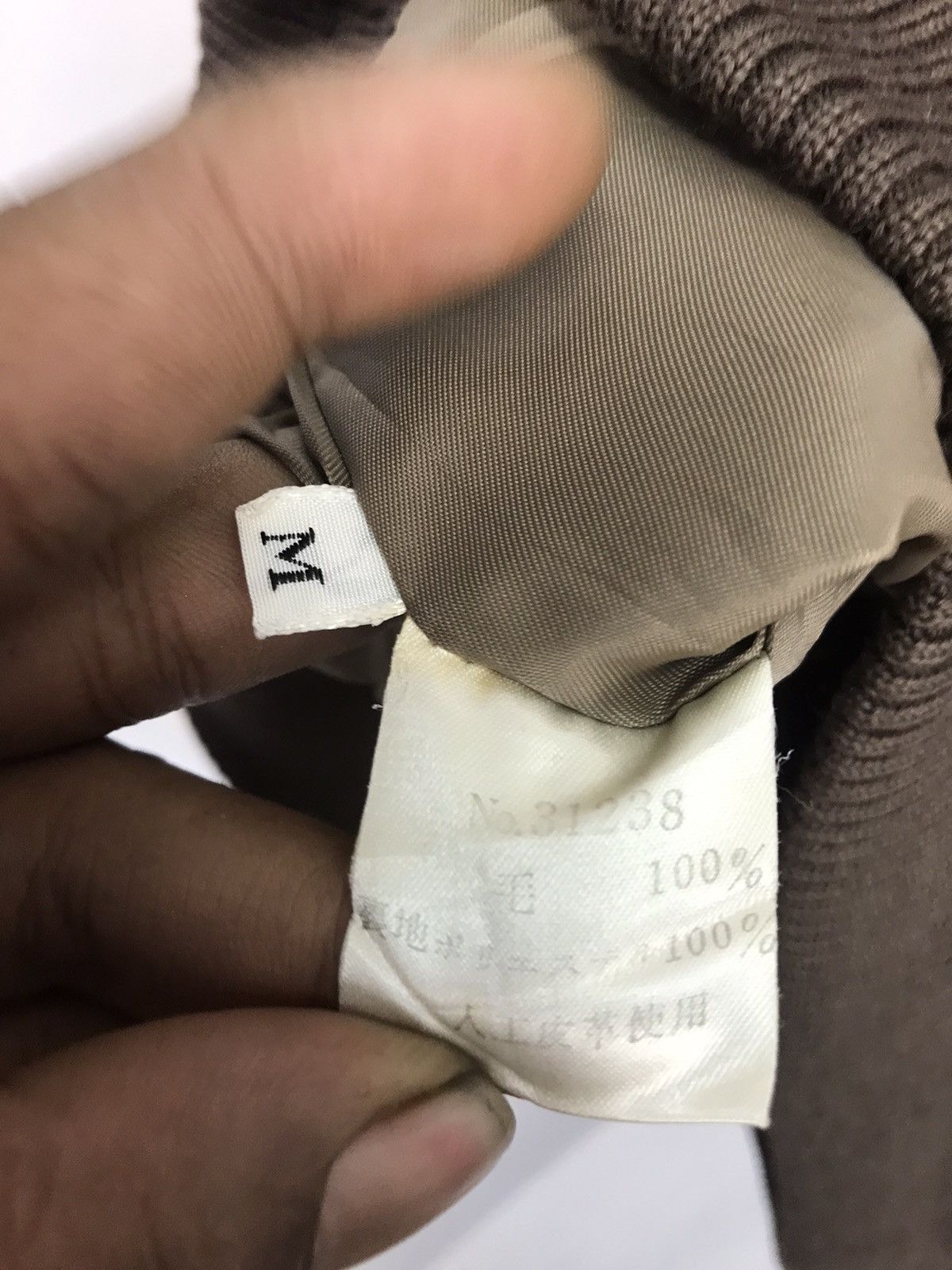 Japanese Brand × Vintage Vintage wool zipper jacket by grandignore Size US M / EU 48-50 / 2 - 4 Thumbnail