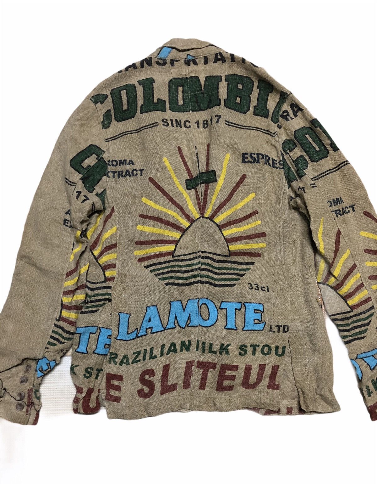 JACKROSE RARE🔥 Vintage Jackrose Jute Sacks Fabric Jacket Jerami Size US M / EU 48-50 / 2 - 4 Thumbnail
