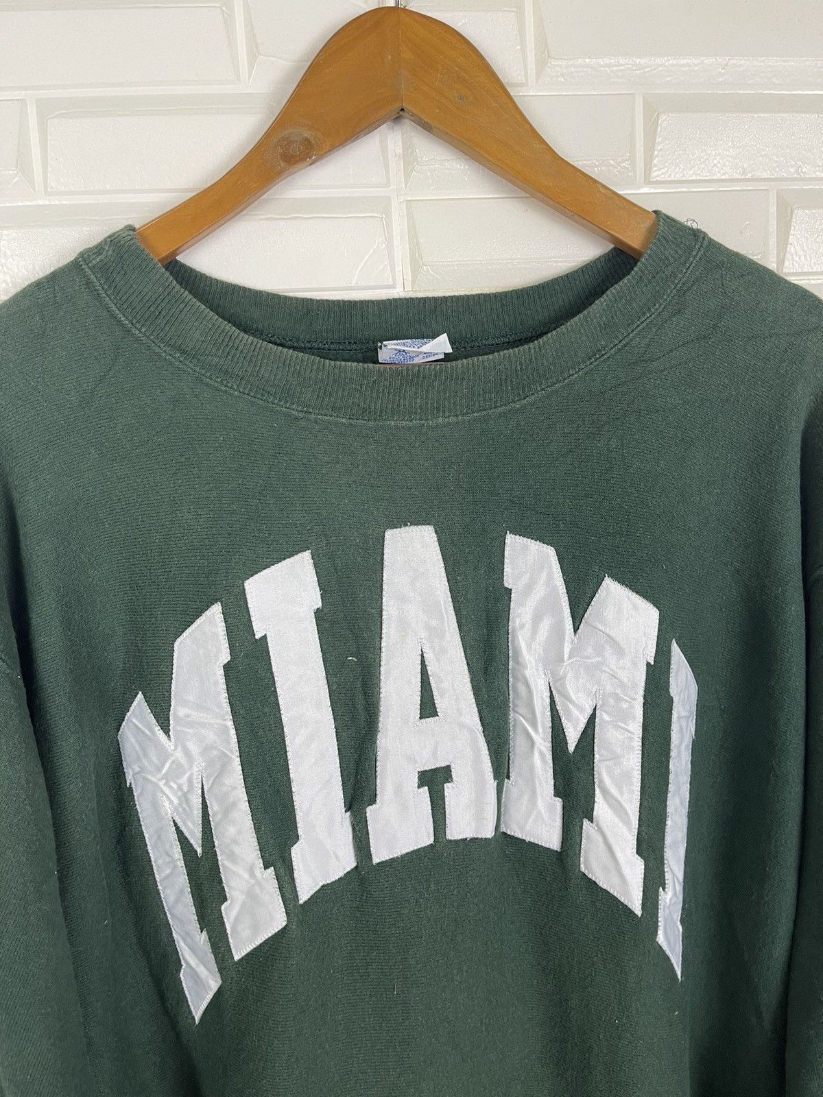 Champion Vintage 80’s MIAMI CHAMPION Reverse Weave USA Streetwear Size US XXL / EU 58 / 5 - 2 Thumbnail