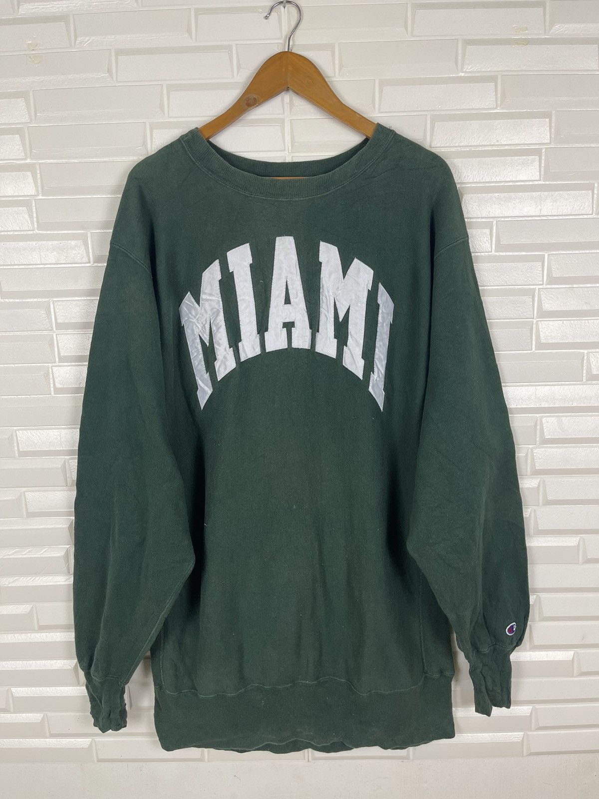 Champion Vintage 80’s MIAMI CHAMPION Reverse Weave USA Streetwear Size US XXL / EU 58 / 5 - 5 Thumbnail