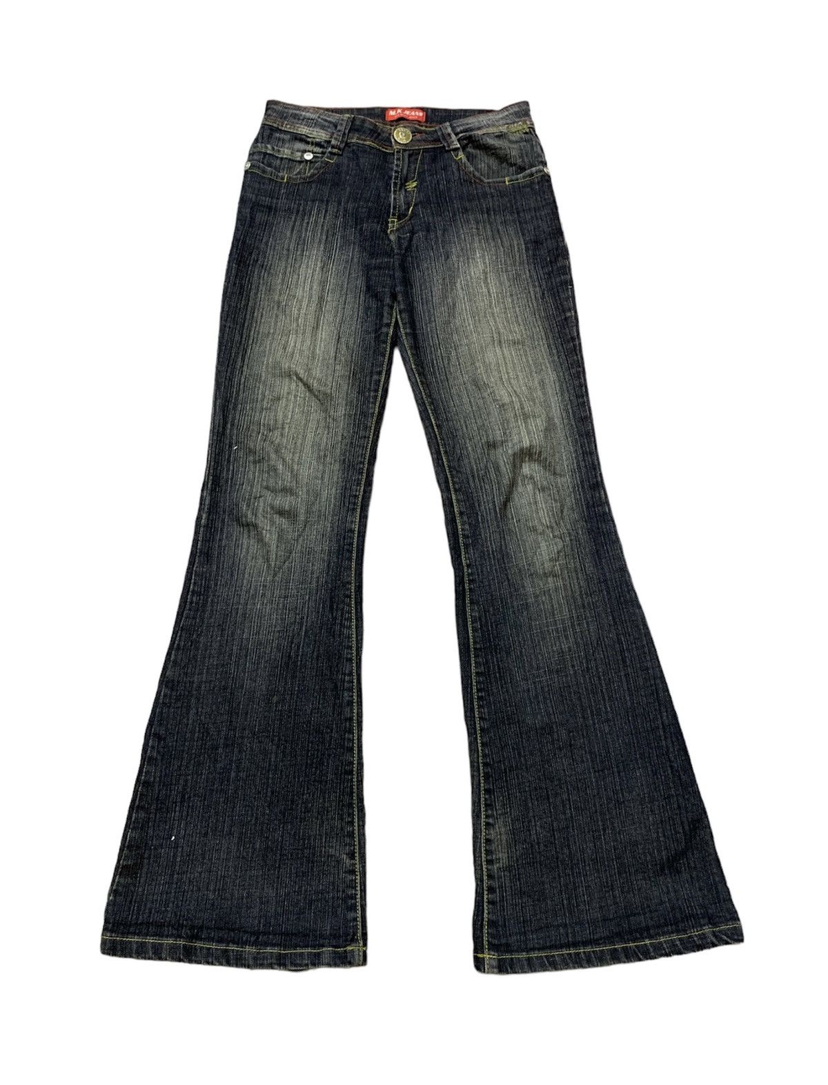Hysteric Glamour Bell-Bottom Japanese Brand M.K JEANS Washed Soft Denim Size US 30 / EU 46 - 1 Thumbnail