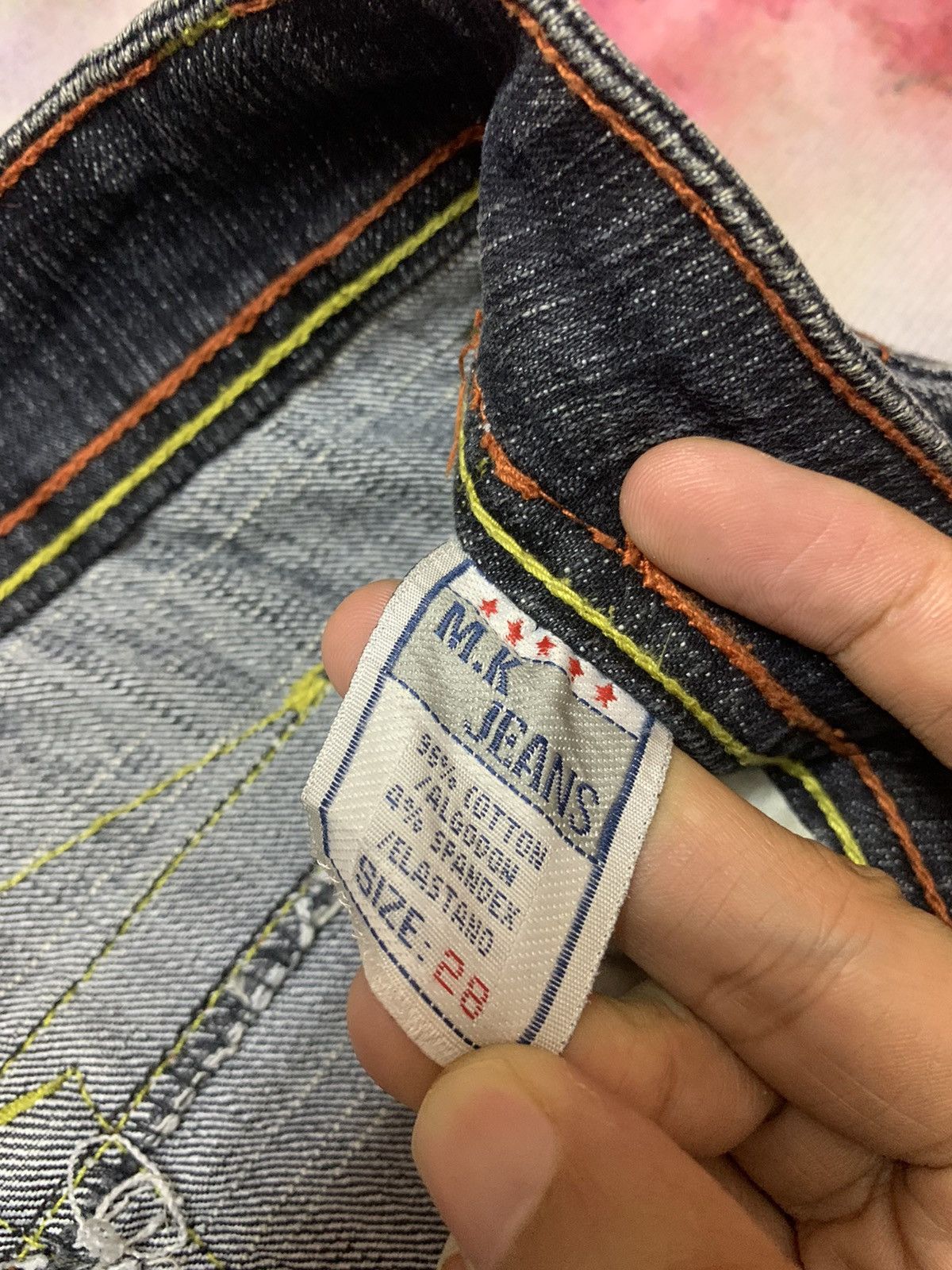 Hysteric Glamour Bell-Bottom Japanese Brand M.K JEANS Washed Soft Denim Size US 30 / EU 46 - 6 Thumbnail