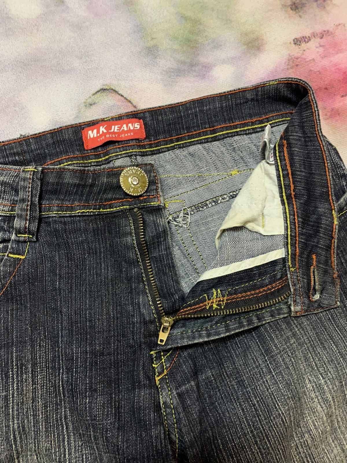 Hysteric Glamour Bell-Bottom Japanese Brand M.K JEANS Washed Soft Denim Size US 30 / EU 46 - 4 Thumbnail