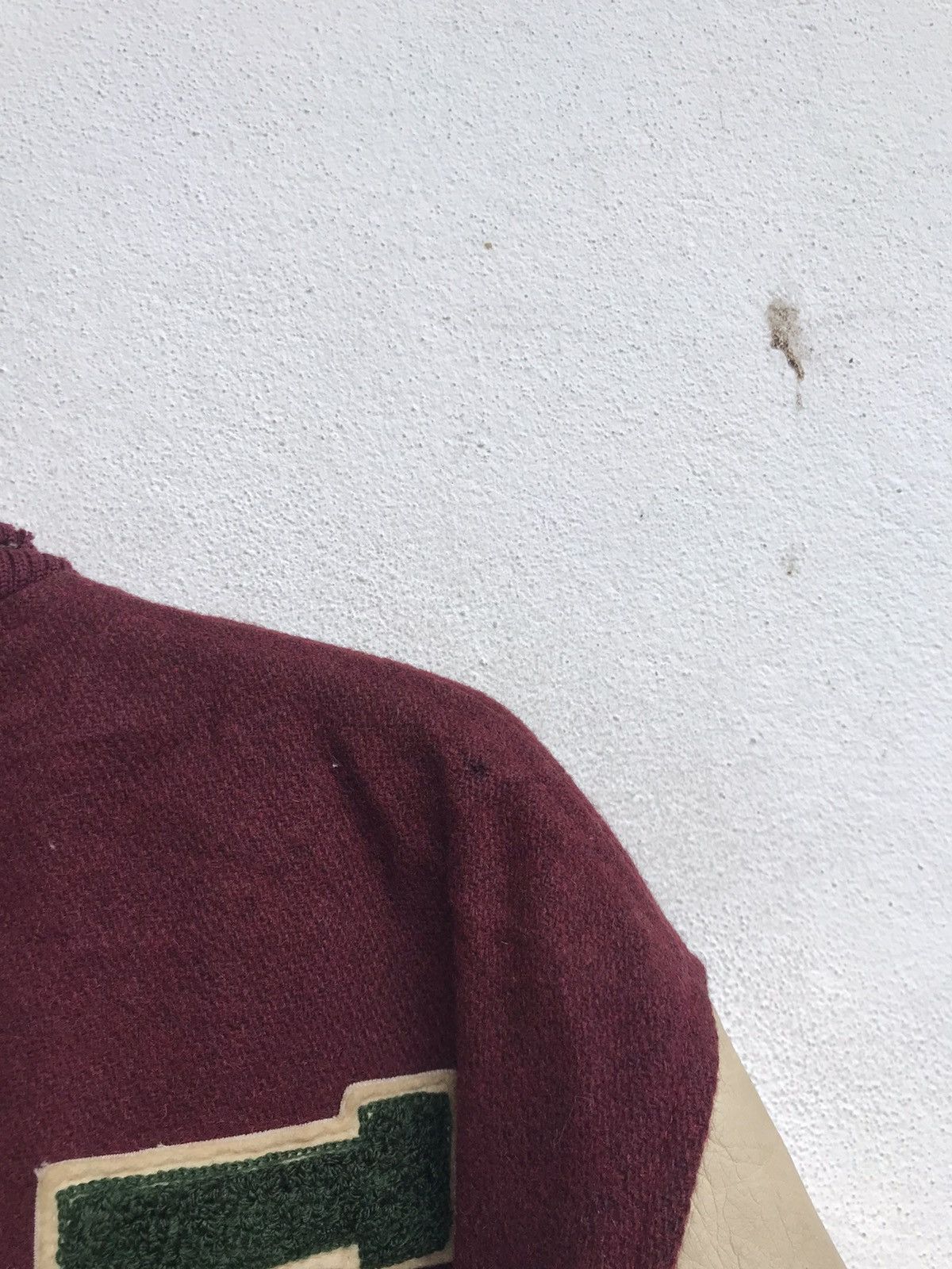 Sports Specialties × Vintage Vtg Tennis & Ski Team NCS Sports Club Staff Leather Sleeve Size US M / EU 48-50 / 2 - 18 Thumbnail