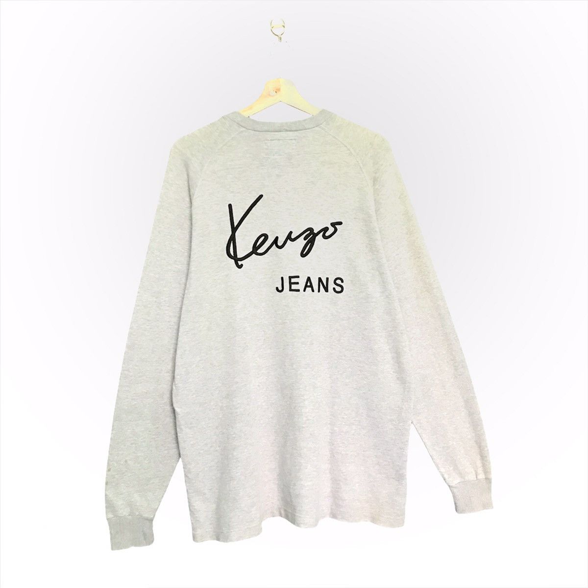 Kenzo Kenzo Jeans Crewneck Longsleeve size L Size US L / EU 52-54 / 3 - 1 Thumbnail