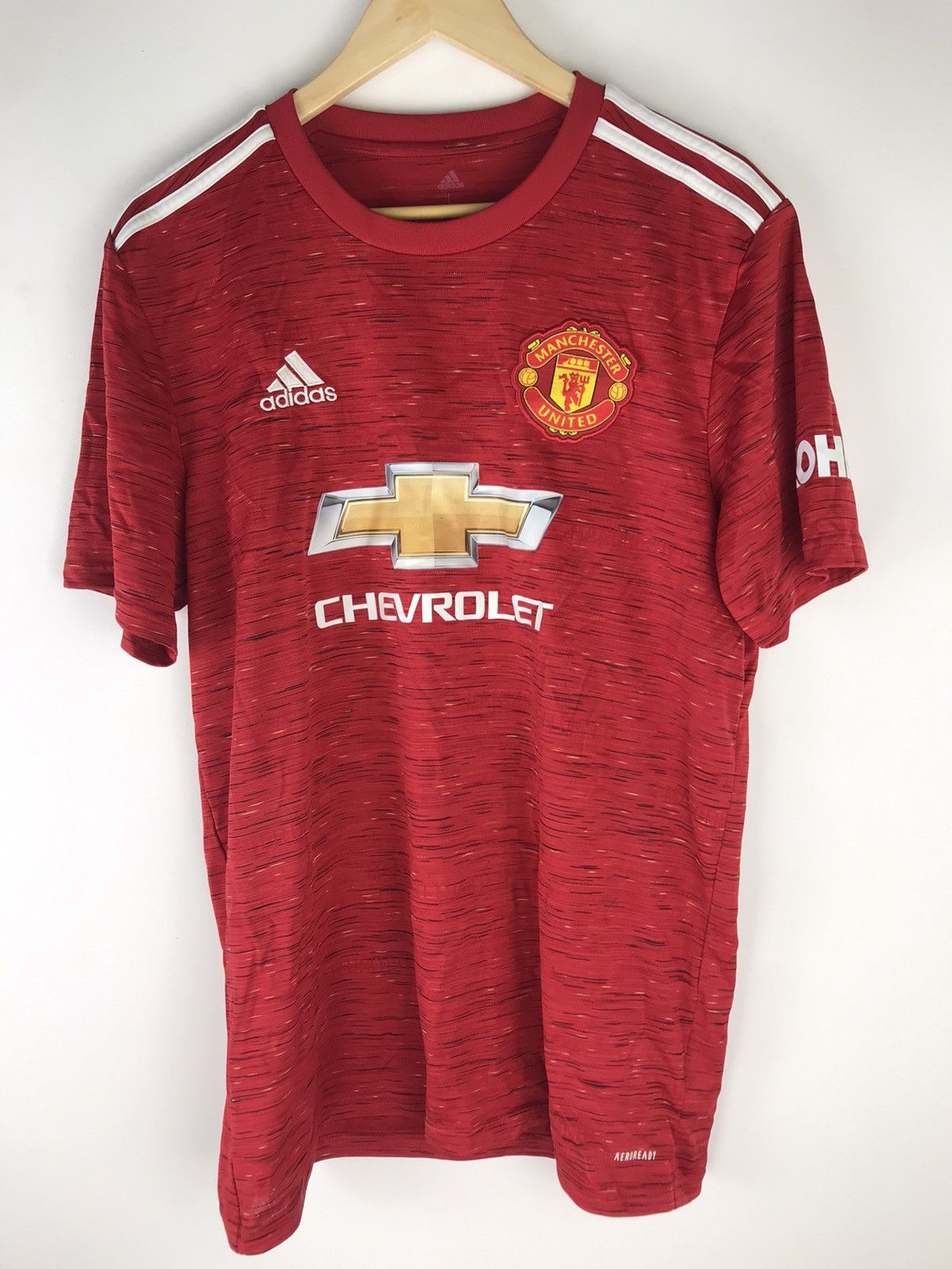 Adidas Manchester United Soccer Jersey 2020/21 Home Adidas,Size L Size US L / EU 52-54 / 3 - 1 Thumbnail