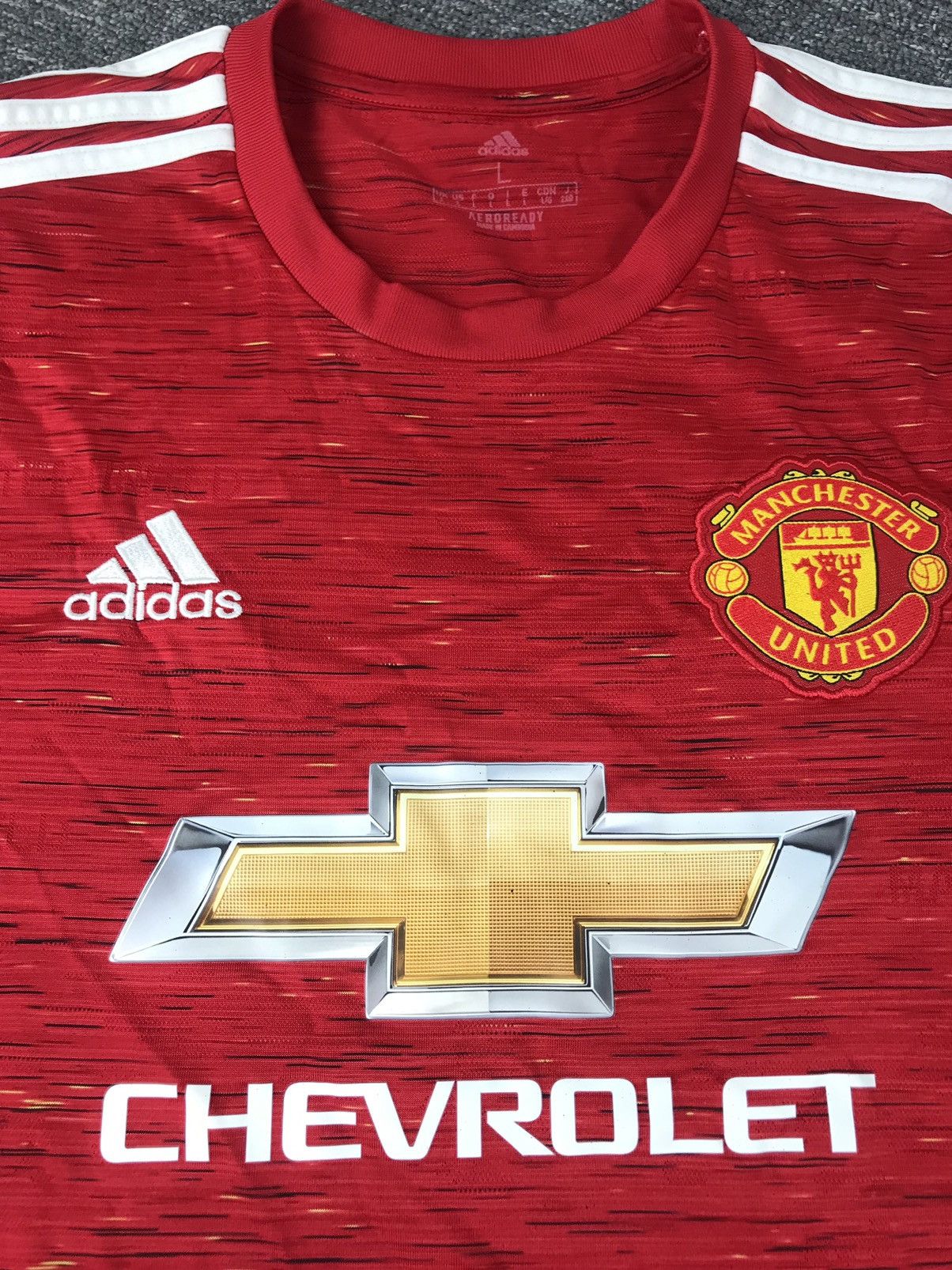 Adidas Manchester United Soccer Jersey 2020/21 Home Adidas,Size L Size US L / EU 52-54 / 3 - 3 Thumbnail