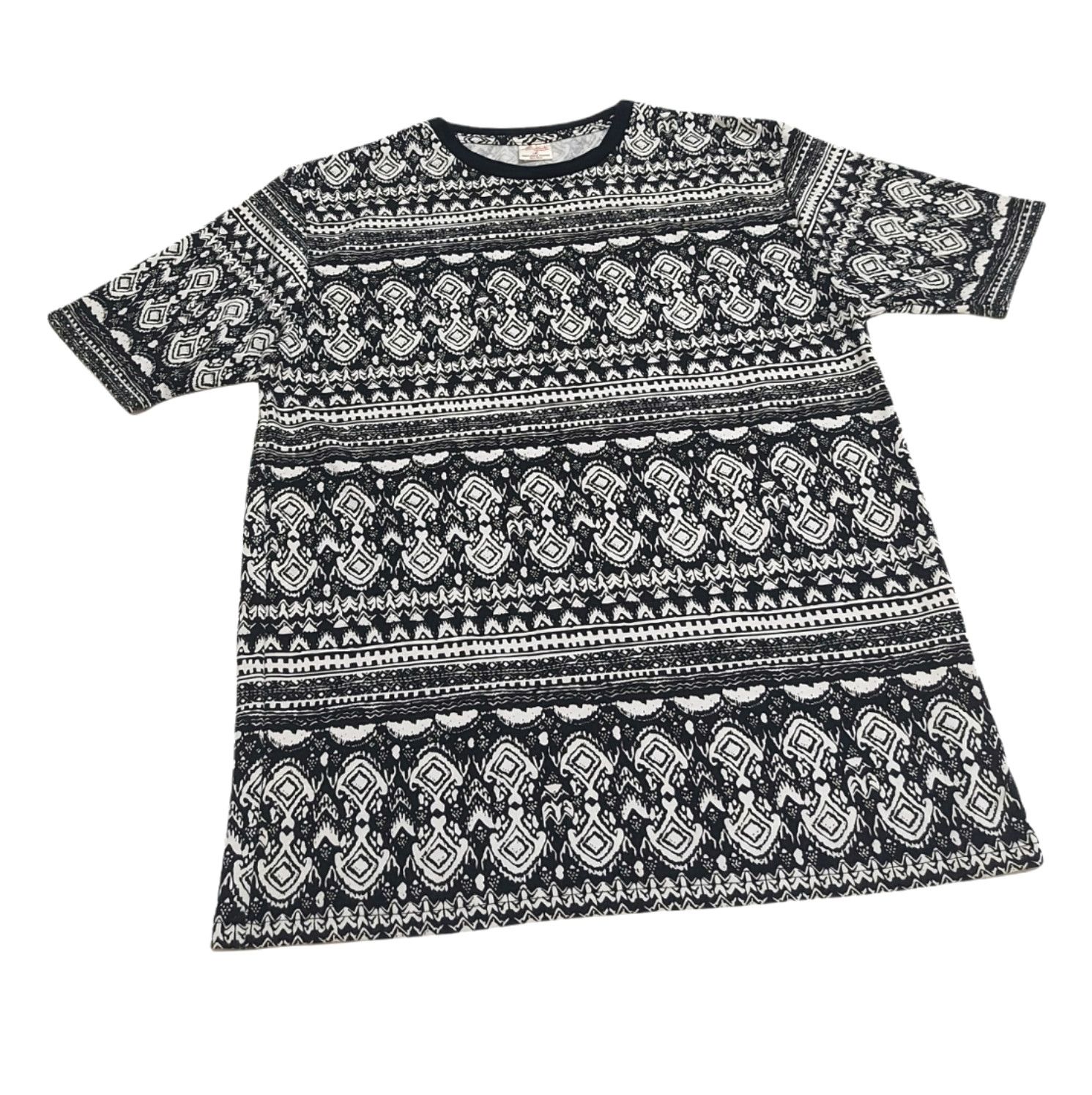 Designer × Japanese Brand RARE! THE BRANDED STOCKS CO. TRIBAL PATTERNED Size US L / EU 52-54 / 3 - 5 Thumbnail