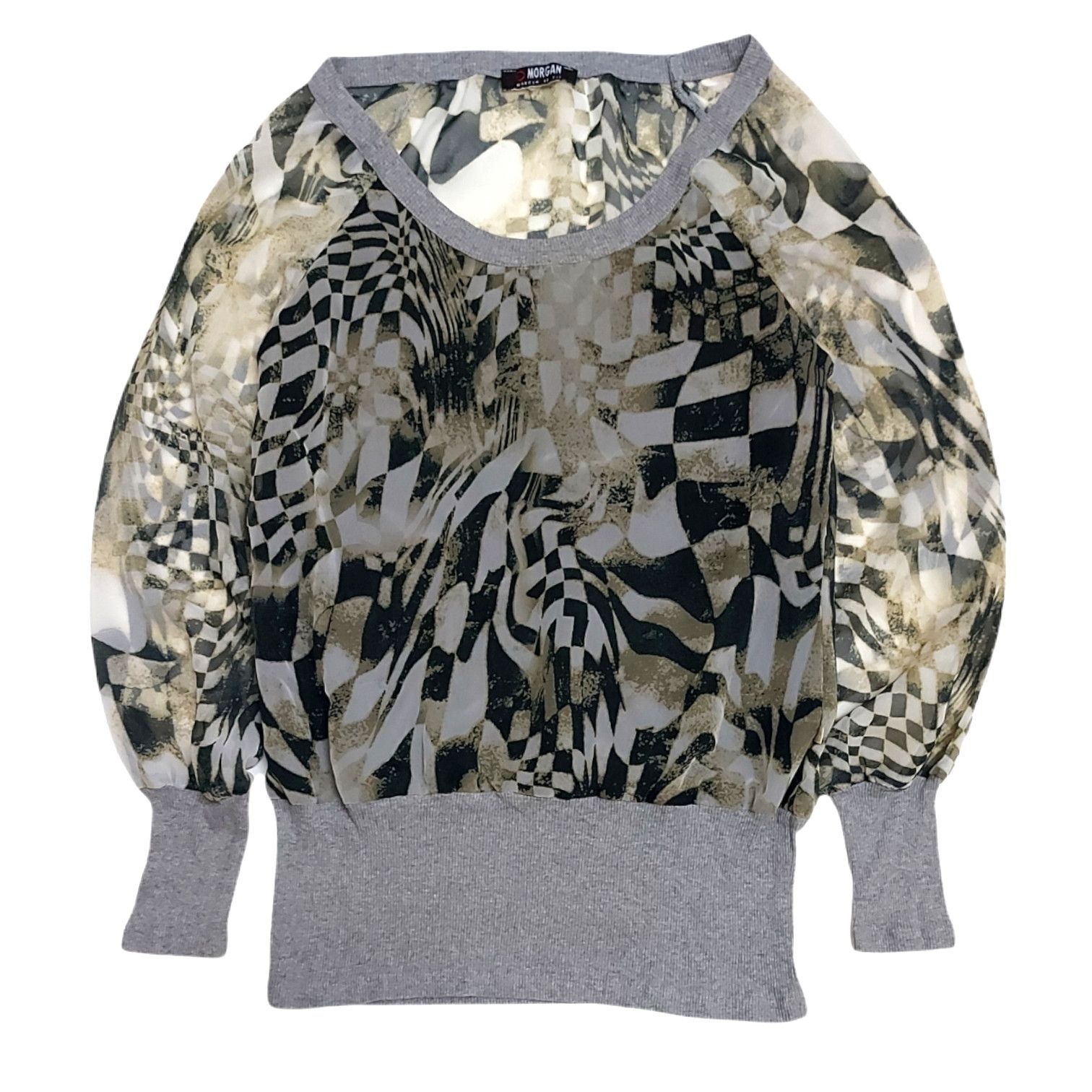 Designer × Morgan Homme RARE! MORGAN DE TOI by MORGAN HOMME MESH ART Size M / US 6-8 / IT 42-44 - 1 Thumbnail