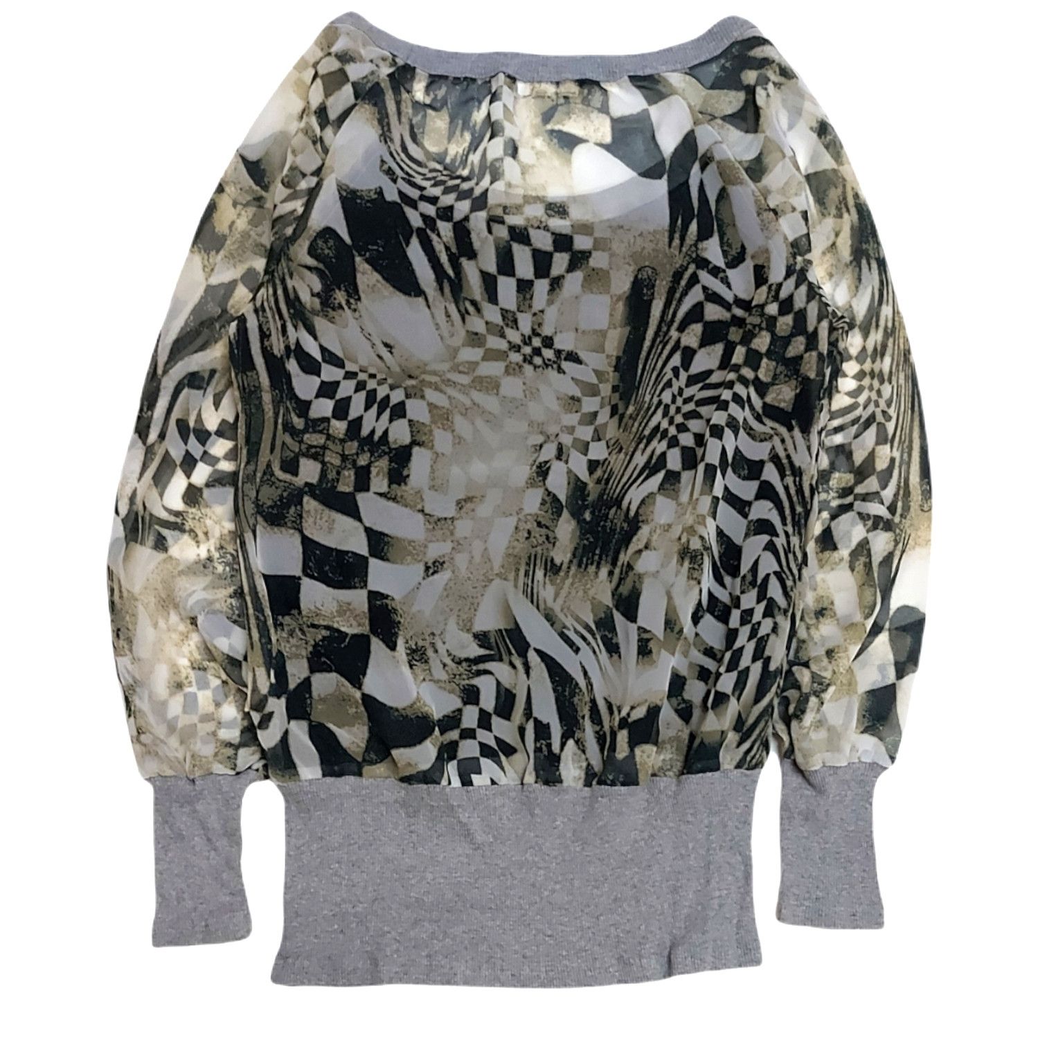 Designer × Morgan Homme RARE! MORGAN DE TOI by MORGAN HOMME MESH ART Size M / US 6-8 / IT 42-44 - 2 Thumbnail