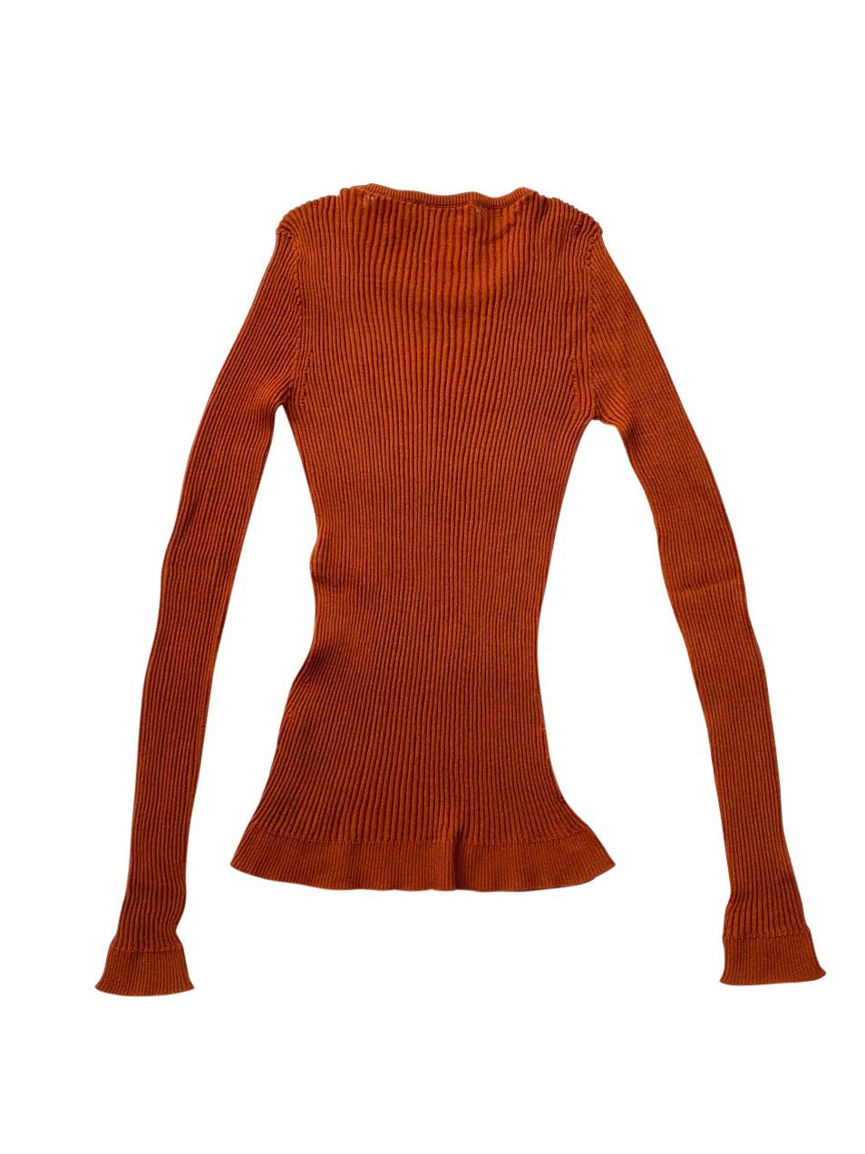 Lemaire ⚡️QUICK SALE⚡️ Lemaire Orange Knit Long Sleeve Size M / US 6-8 / IT 42-44 - 2 Thumbnail