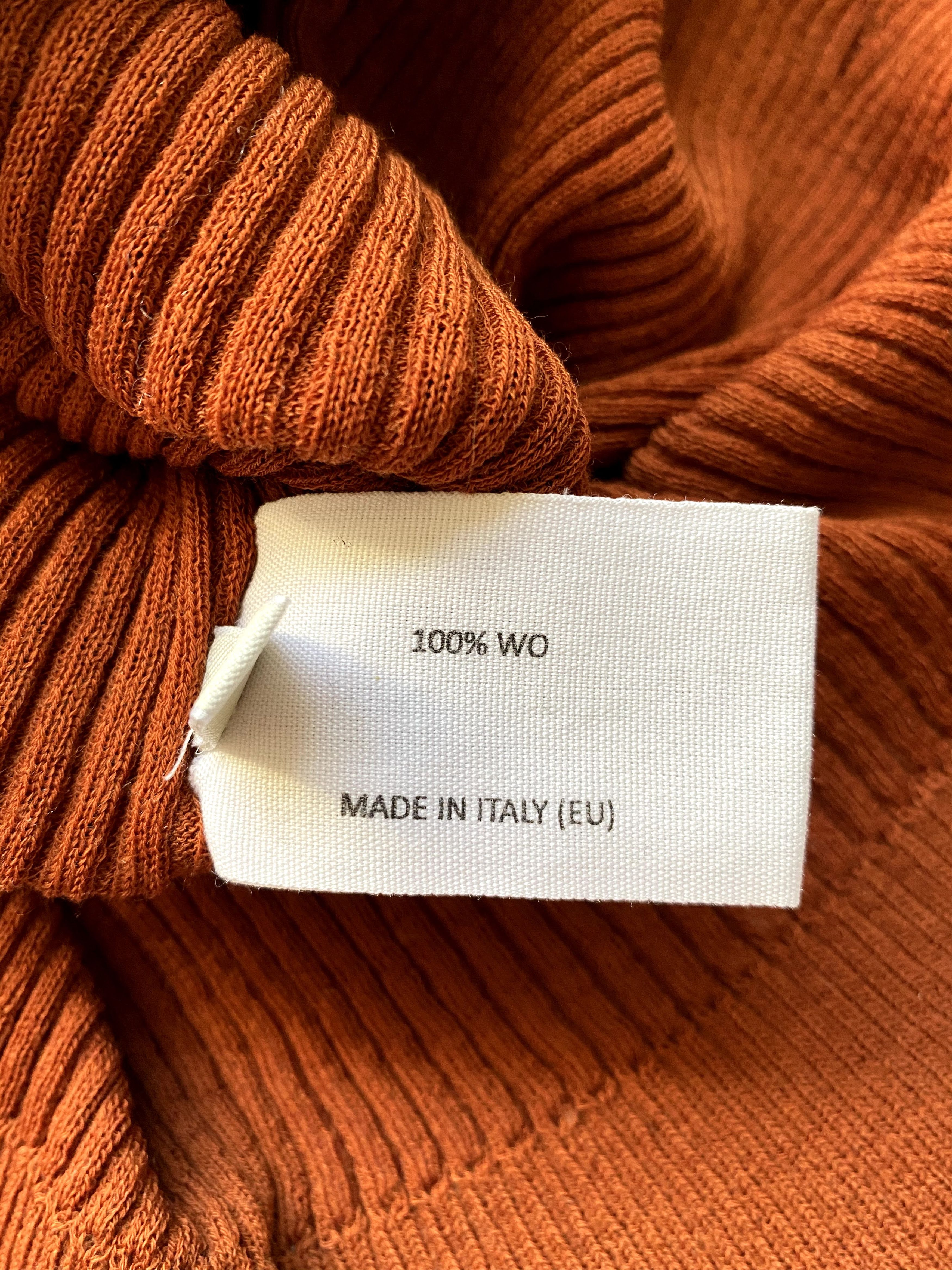 Lemaire ⚡️QUICK SALE⚡️ Lemaire Orange Knit Long Sleeve Size M / US 6-8 / IT 42-44 - 7 Thumbnail