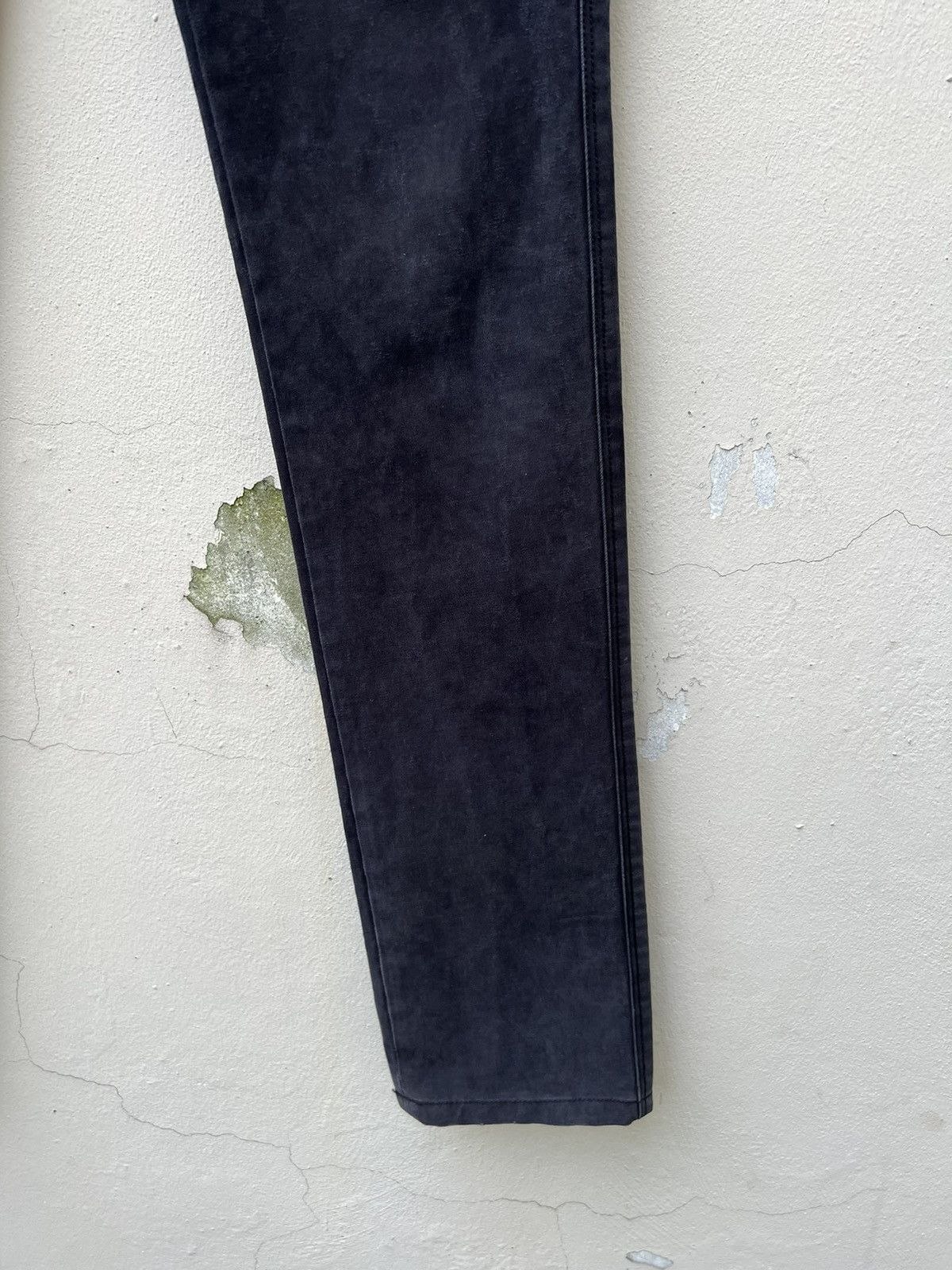 Neil Barrett Black Barrett by Neil Barrett Faded Waxed Jeans Size US 30 / EU 46 - 12 Thumbnail
