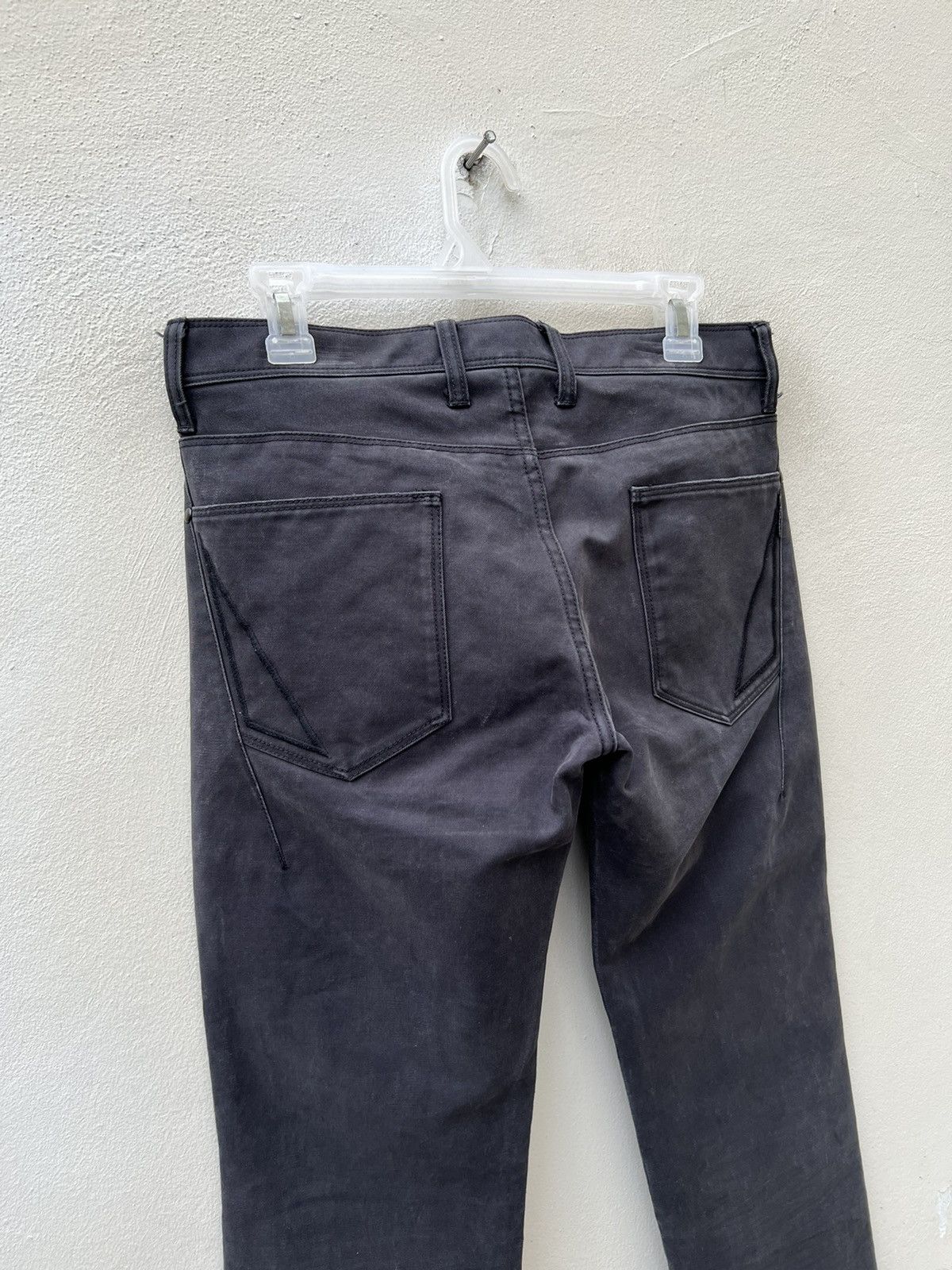Neil Barrett Black Barrett by Neil Barrett Faded Waxed Jeans Size US 30 / EU 46 - 14 Thumbnail
