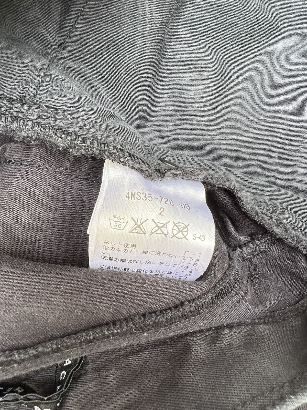 Neil Barrett Black Barrett by Neil Barrett Faded Waxed Jeans Size US 30 / EU 46 - 19 Thumbnail