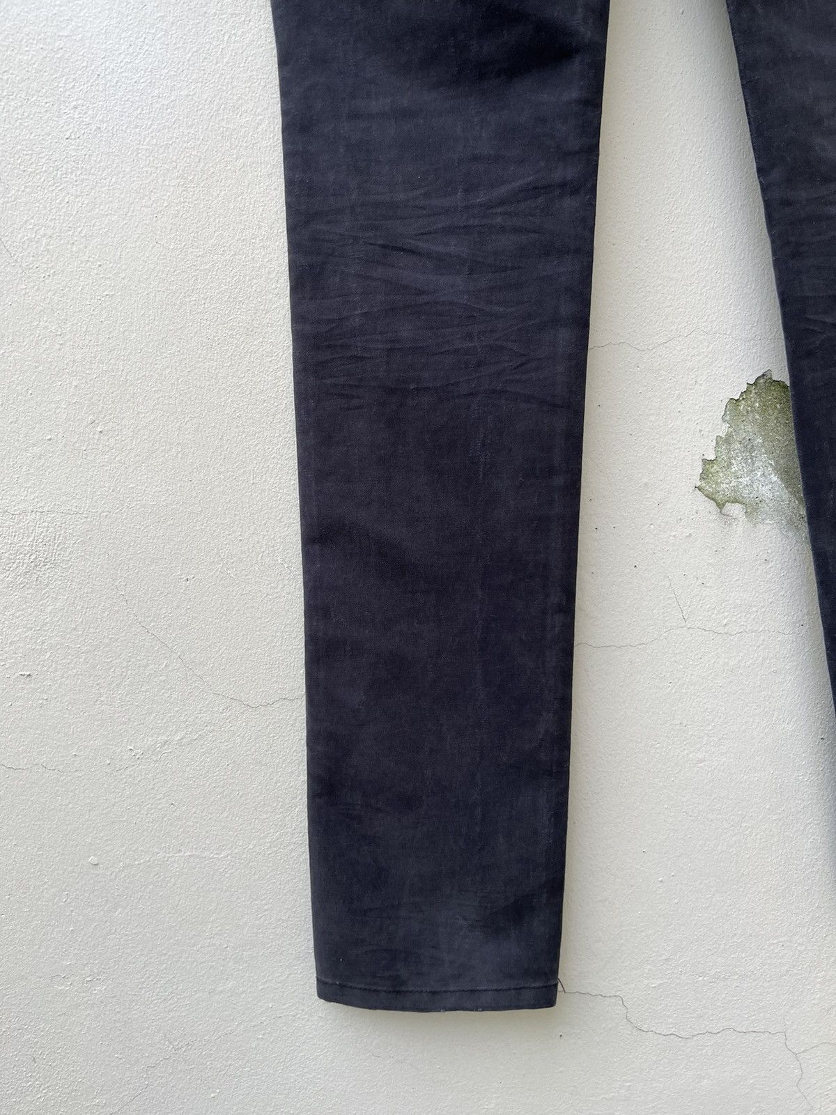 Neil Barrett Black Barrett by Neil Barrett Faded Waxed Jeans Size US 30 / EU 46 - 15 Thumbnail