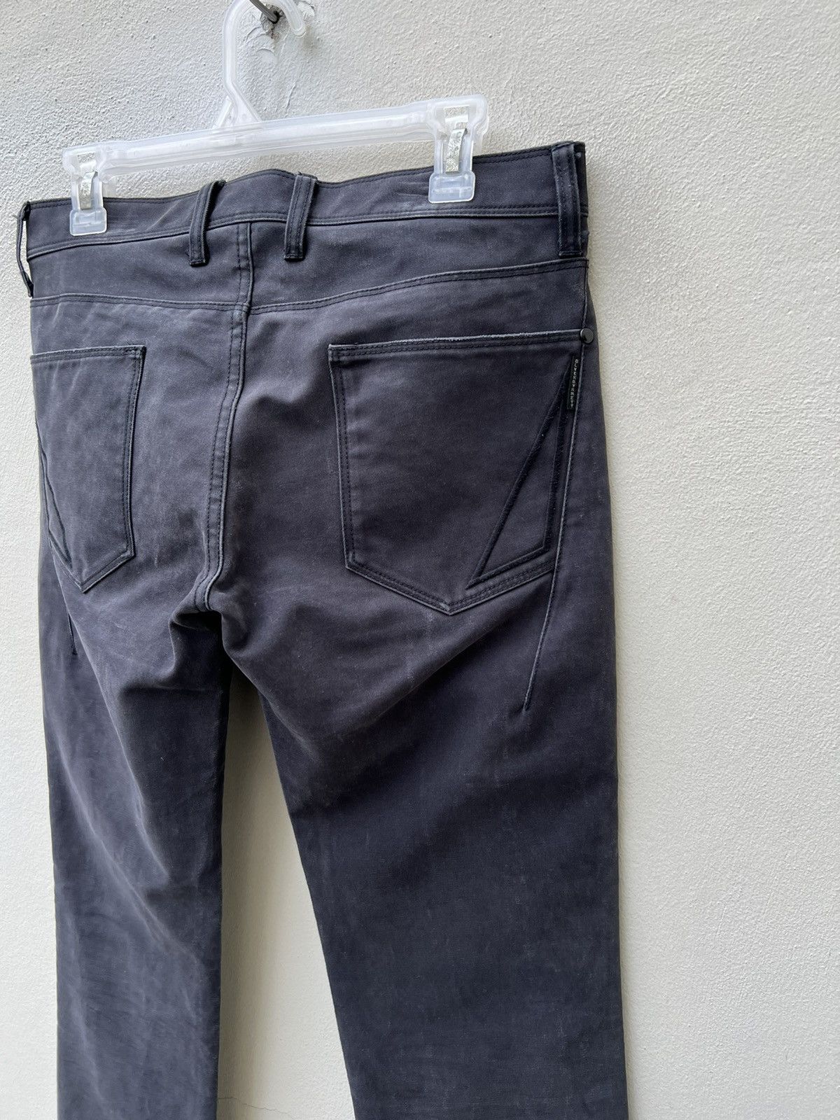 Neil Barrett Black Barrett by Neil Barrett Faded Waxed Jeans Size US 30 / EU 46 - 16 Thumbnail