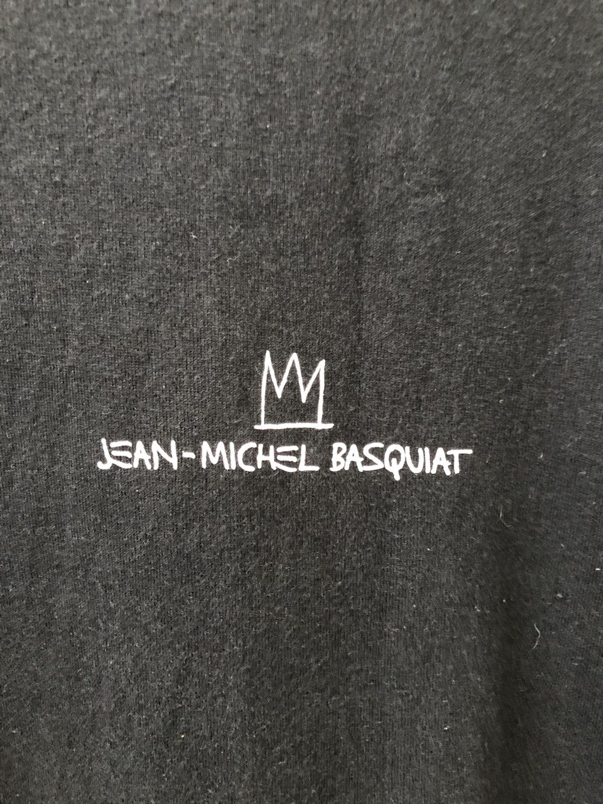 Jean-Michel Basquiat Vintage 2000s JMB Study Of A Jaw Pop Art Black LS t shirt Size US L / EU 52-54 / 3 - 4 Thumbnail