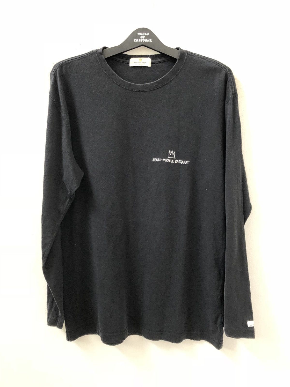 Jean-Michel Basquiat Vintage 2000s JMB Study Of A Jaw Pop Art Black LS t shirt Size US L / EU 52-54 / 3 - 3 Thumbnail
