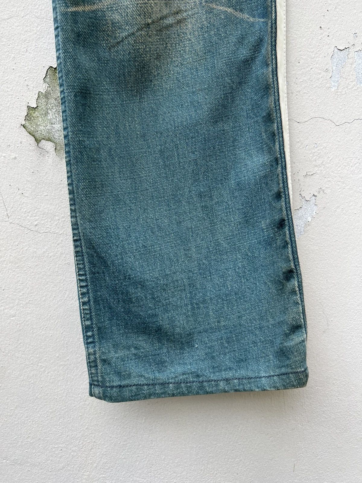 ABAHOUSE Vintage ABAHOUSE Japan Side Leather Tape Denim Mud Jeans Size US 32 / EU 48 - 13 Thumbnail