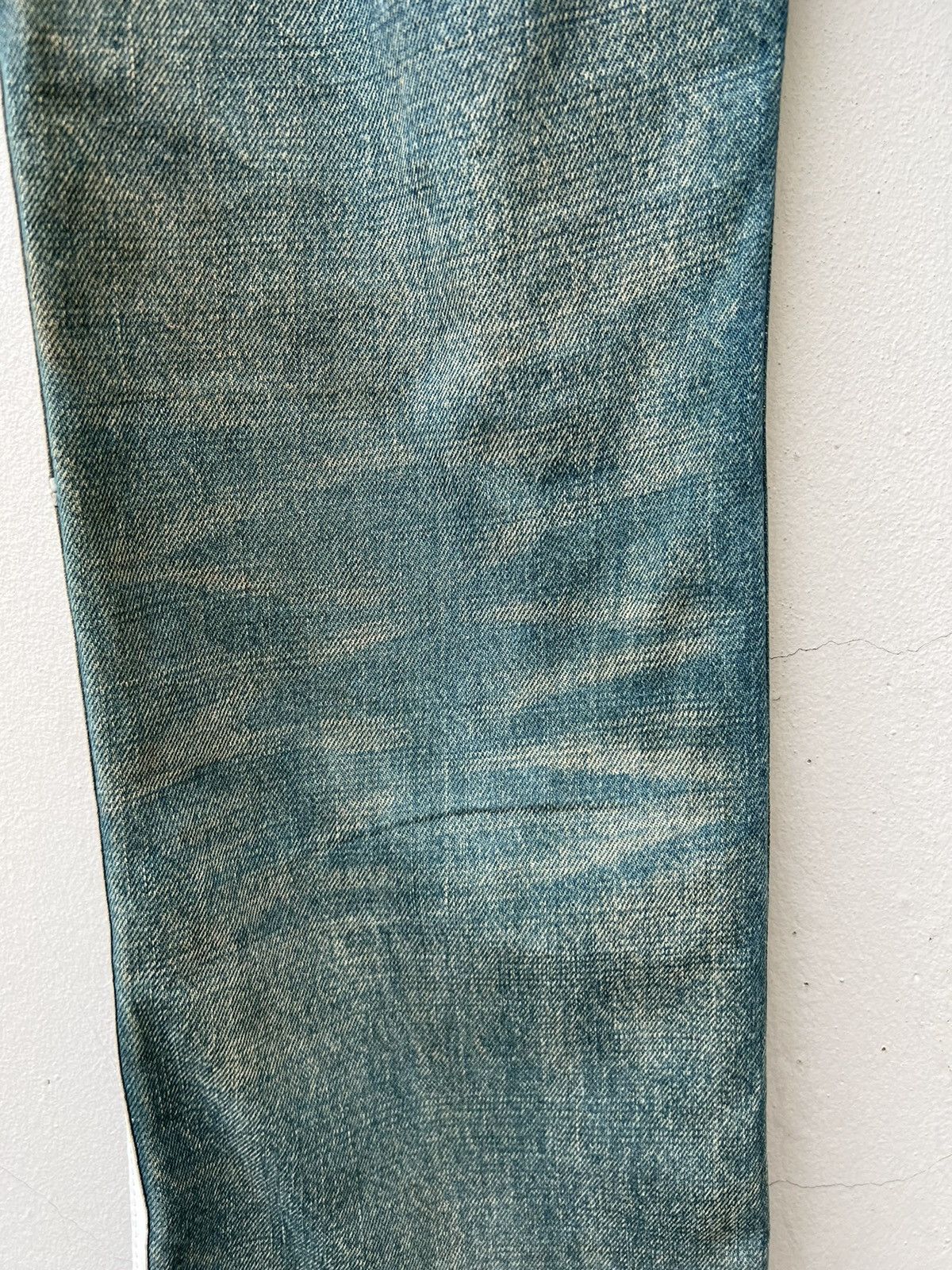 ABAHOUSE Vintage ABAHOUSE Japan Side Leather Tape Denim Mud Jeans Size US 32 / EU 48 - 17 Thumbnail