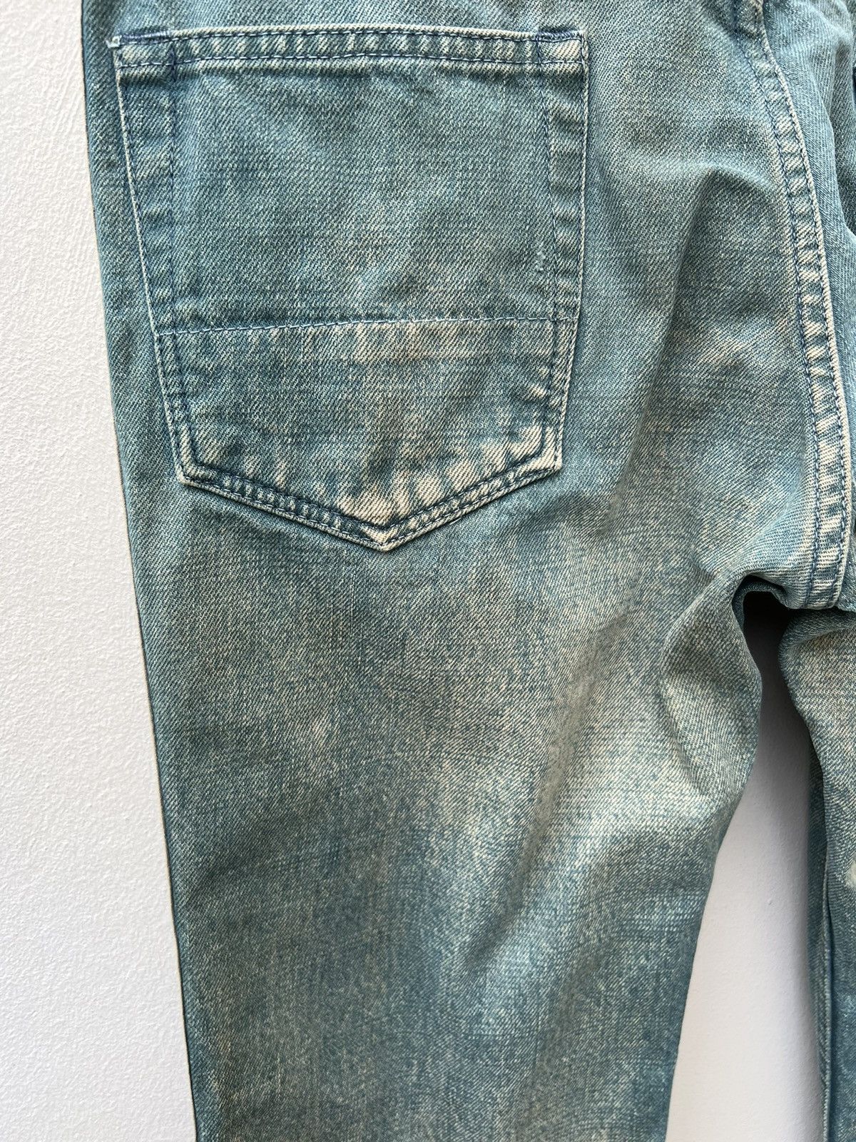 ABAHOUSE Vintage ABAHOUSE Japan Side Leather Tape Denim Mud Jeans Size US 32 / EU 48 - 16 Thumbnail