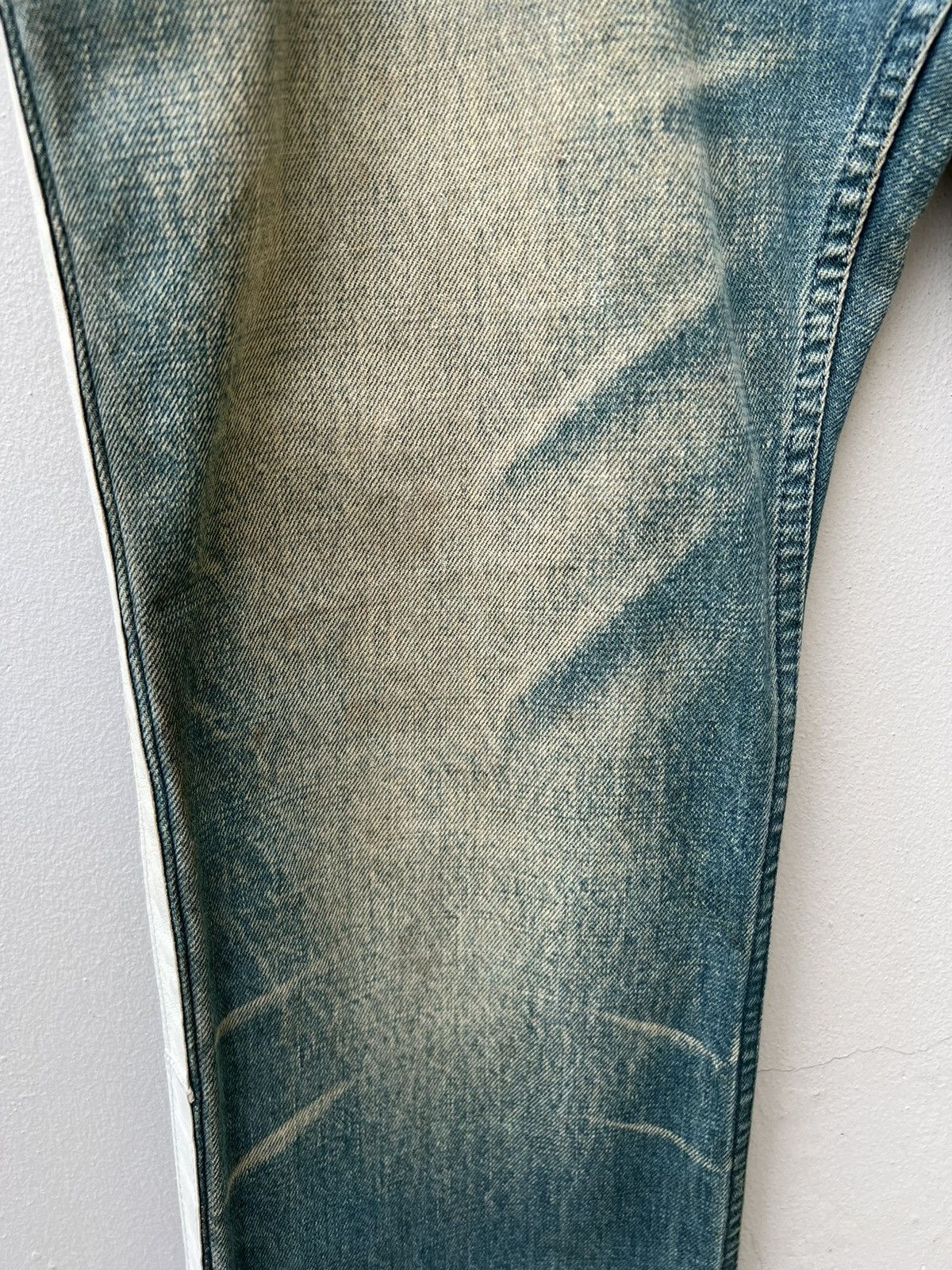 ABAHOUSE Vintage ABAHOUSE Japan Side Leather Tape Denim Mud Jeans Size US 32 / EU 48 - 9 Thumbnail