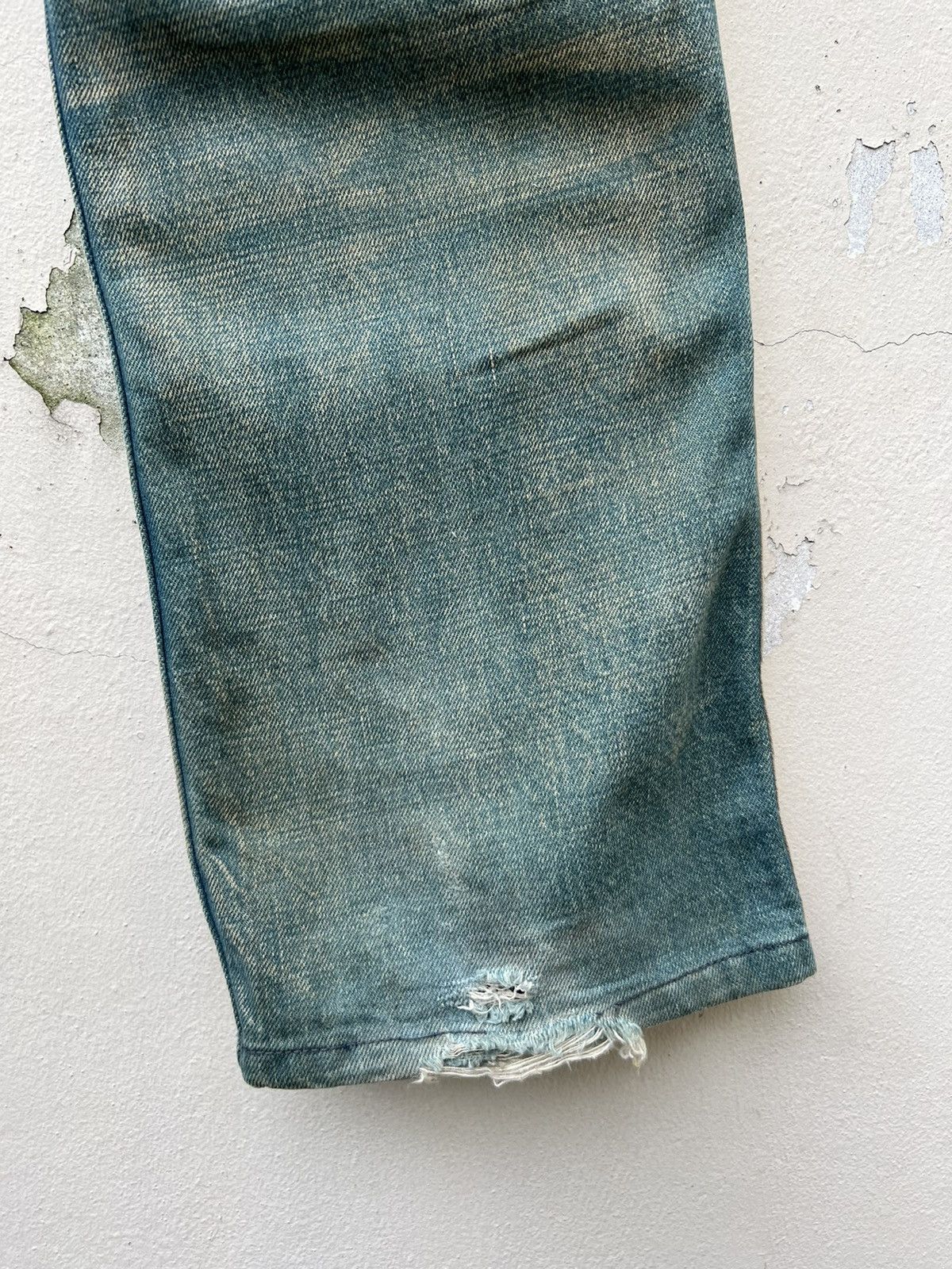 ABAHOUSE Vintage ABAHOUSE Japan Side Leather Tape Denim Mud Jeans Size US 32 / EU 48 - 21 Thumbnail