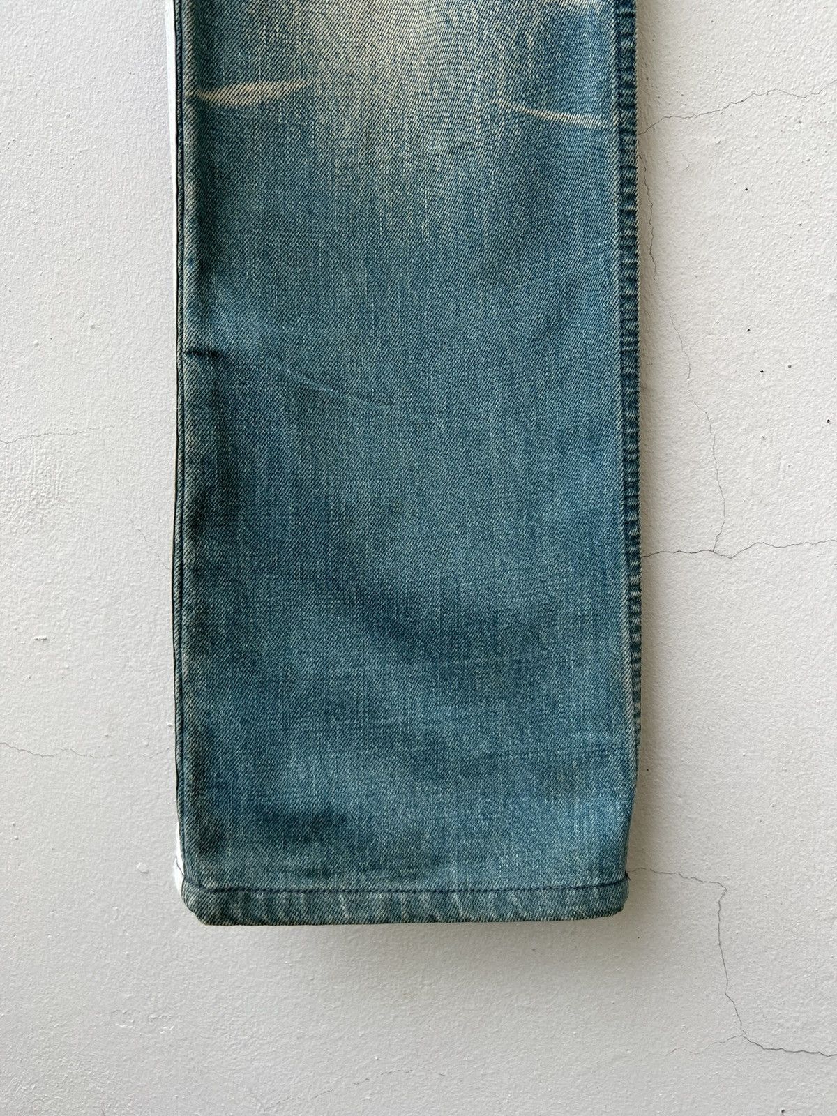 ABAHOUSE Vintage ABAHOUSE Japan Side Leather Tape Denim Mud Jeans Size US 32 / EU 48 - 10 Thumbnail
