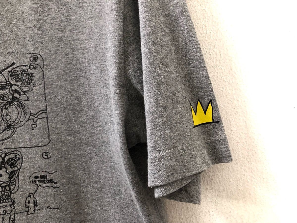 Jean-Michel Basquiat Vintage Jean Michel Basquiat Pop Art Grey tee Shirt Size US M / EU 48-50 / 2 - 5 Thumbnail